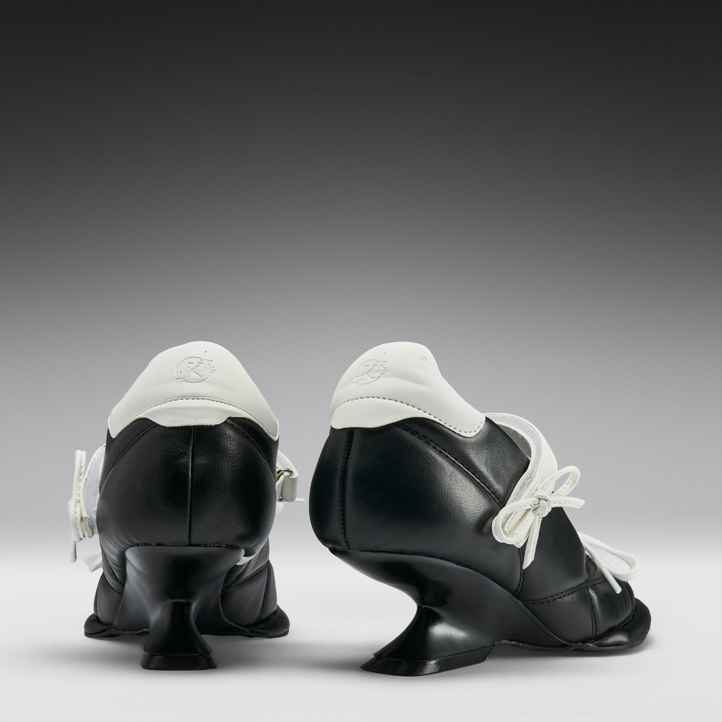 Adria Padded Kitten Heel Mary Janes-Black - Image 10