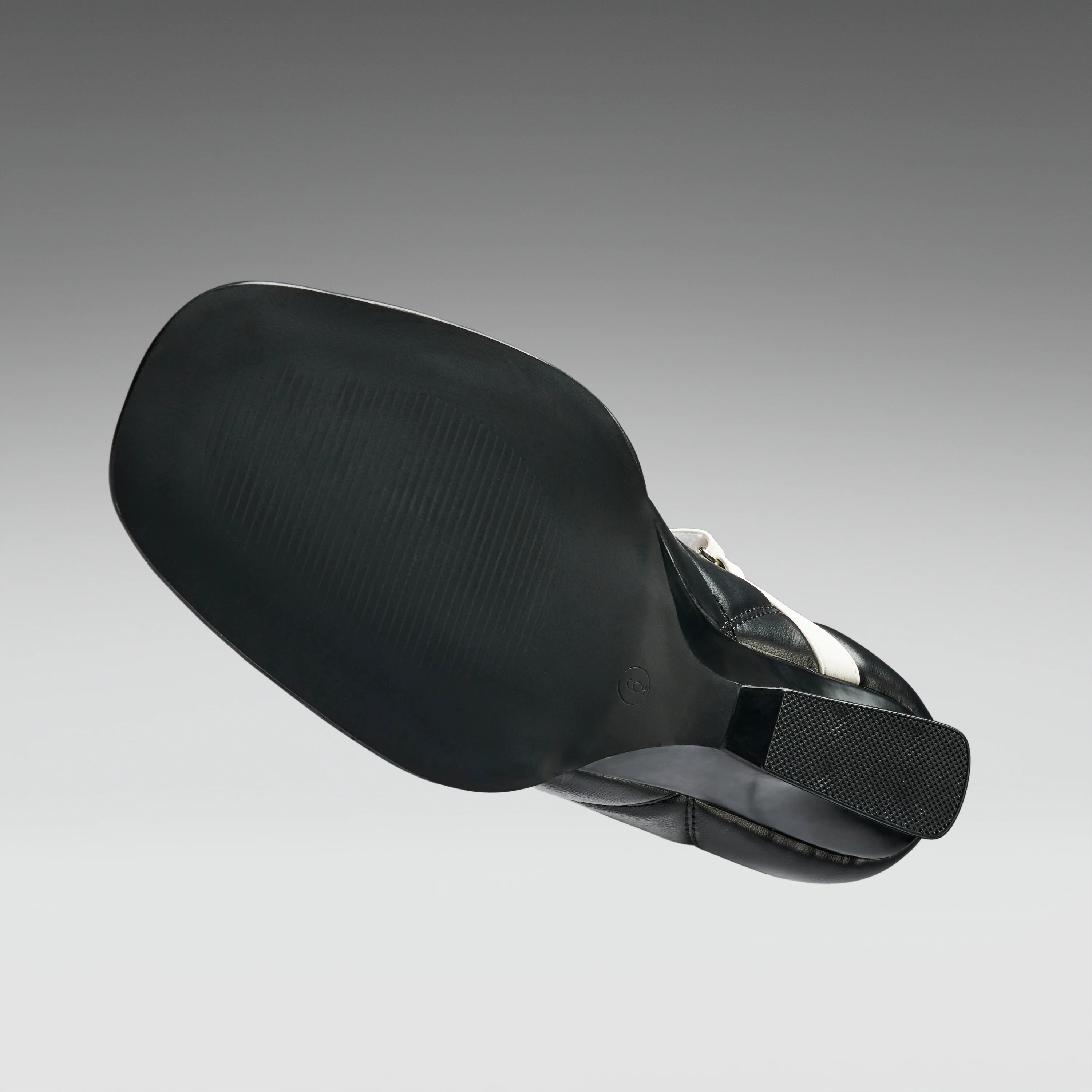 Adria Padded Kitten Heel Mary Janes-Black - Image 11