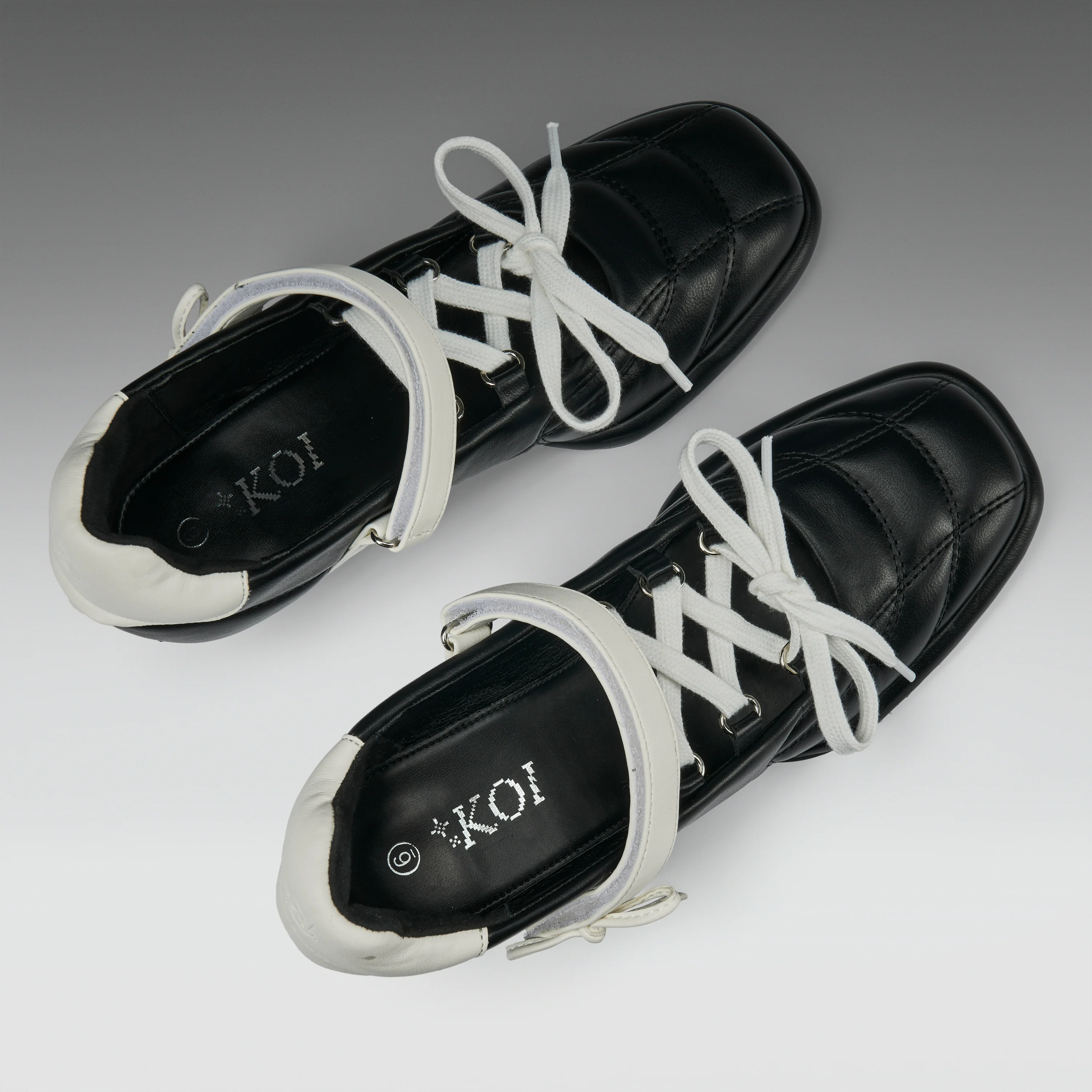 Adria Padded Kitten Heel Mary Janes-Black - Image 7