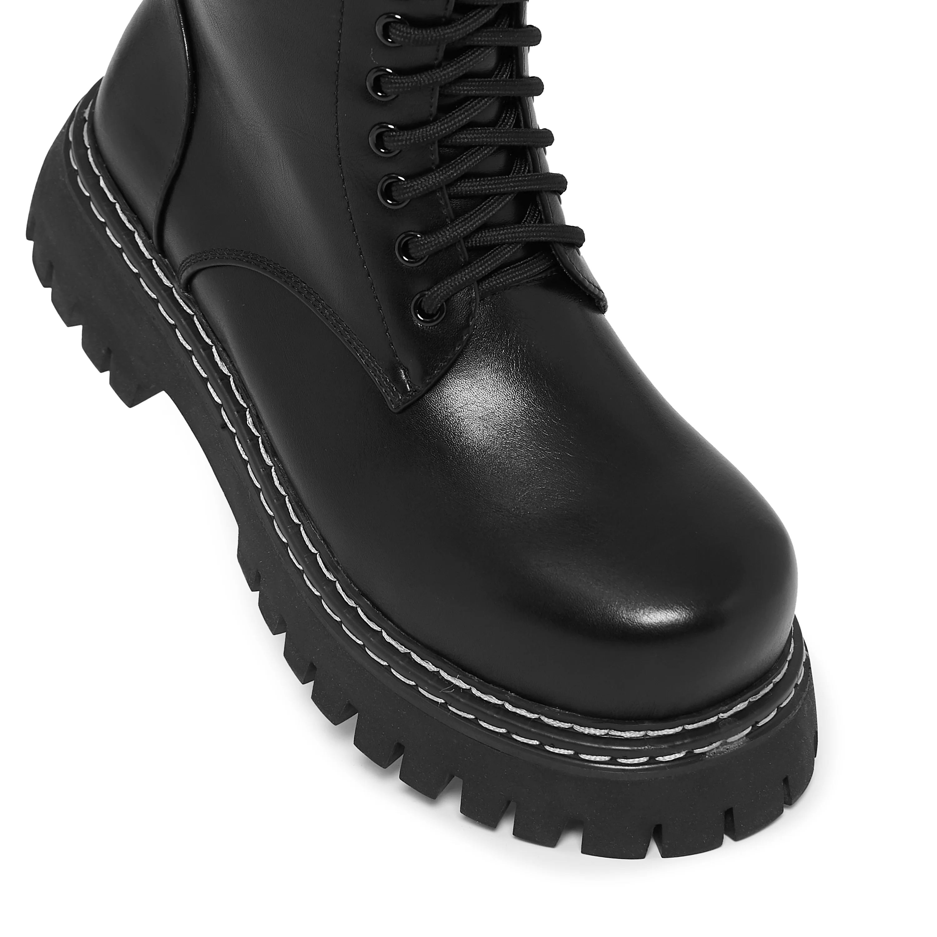 Arasaka Men's Double Rand Military Boots - Black - Image 4