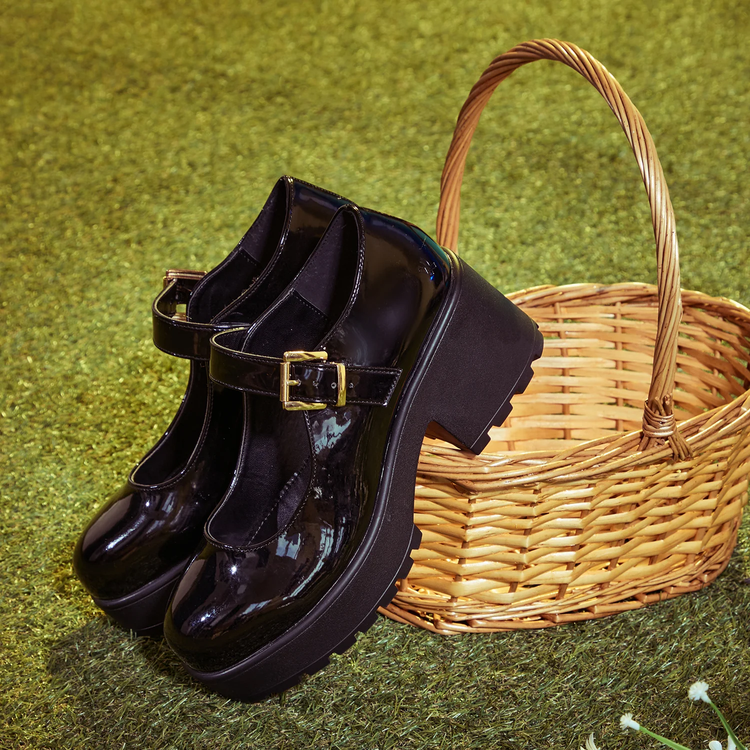 TIRA Black Mary Jane Shoes 'Patent Edition' - Image 6