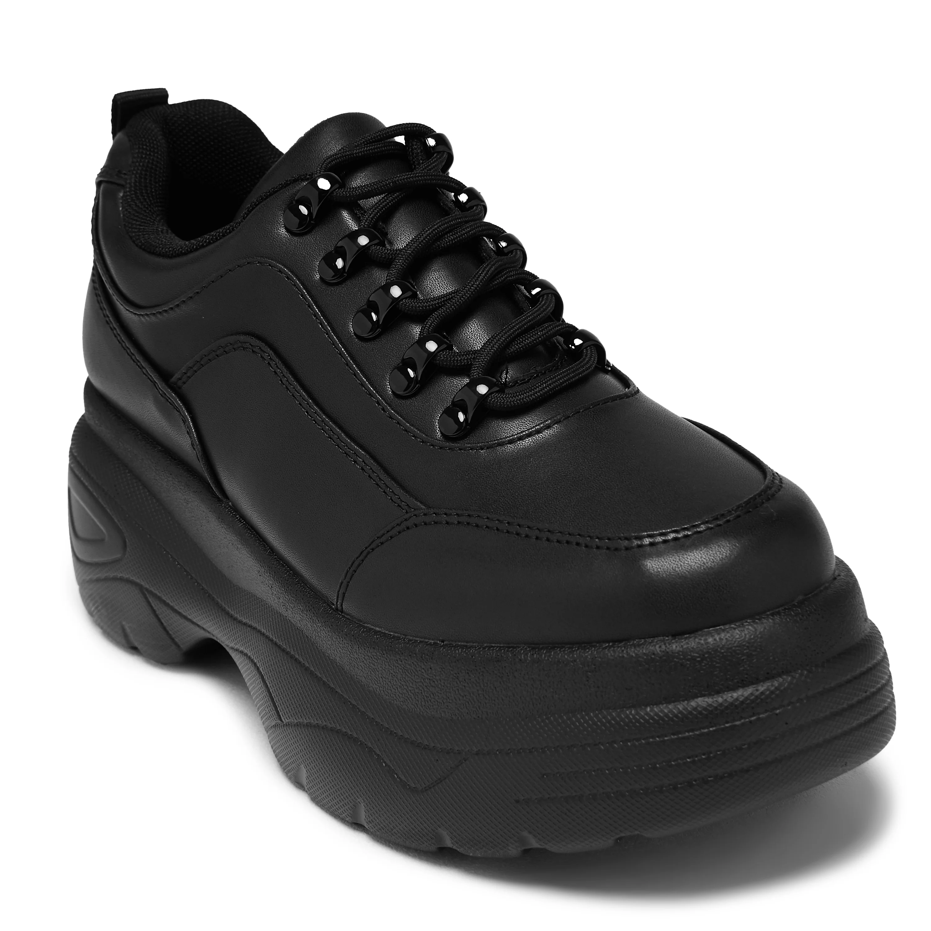 Jennie Black Chunky Bubble Trainers - Image 3