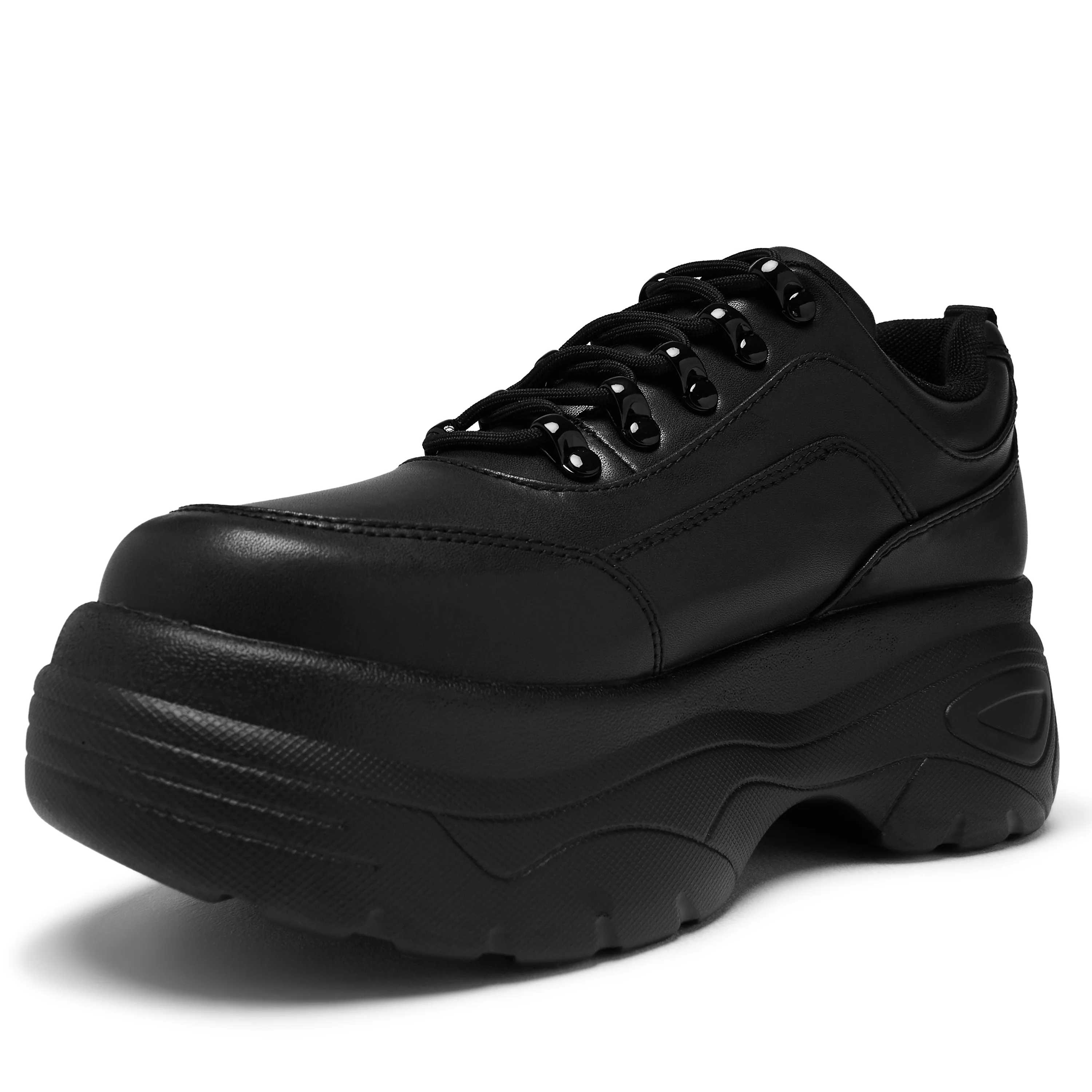 Jennie Black Chunky Bubble Trainers - Image 6