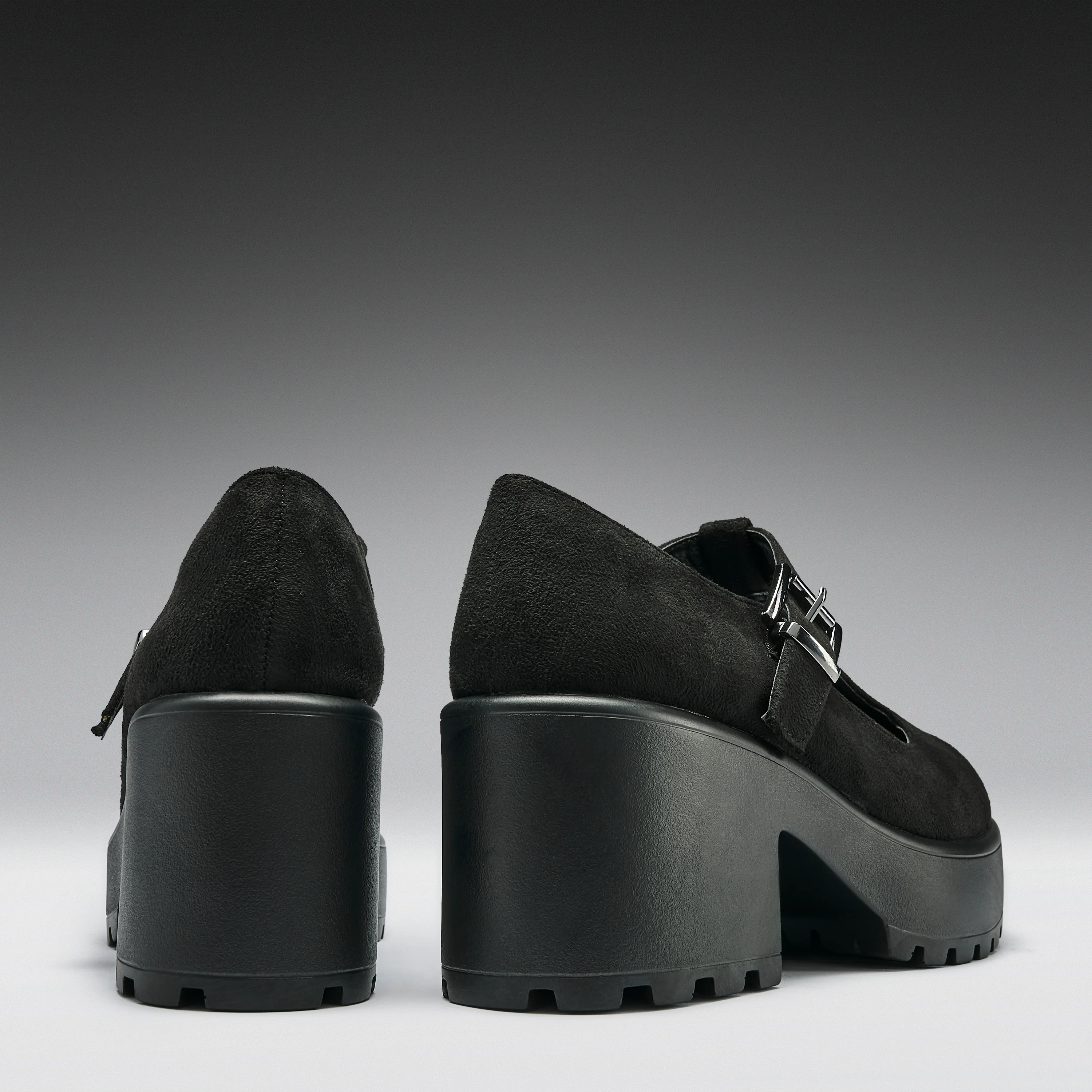 Sai Black Mary Jane Shoes 'Suede Edition' - Image 3