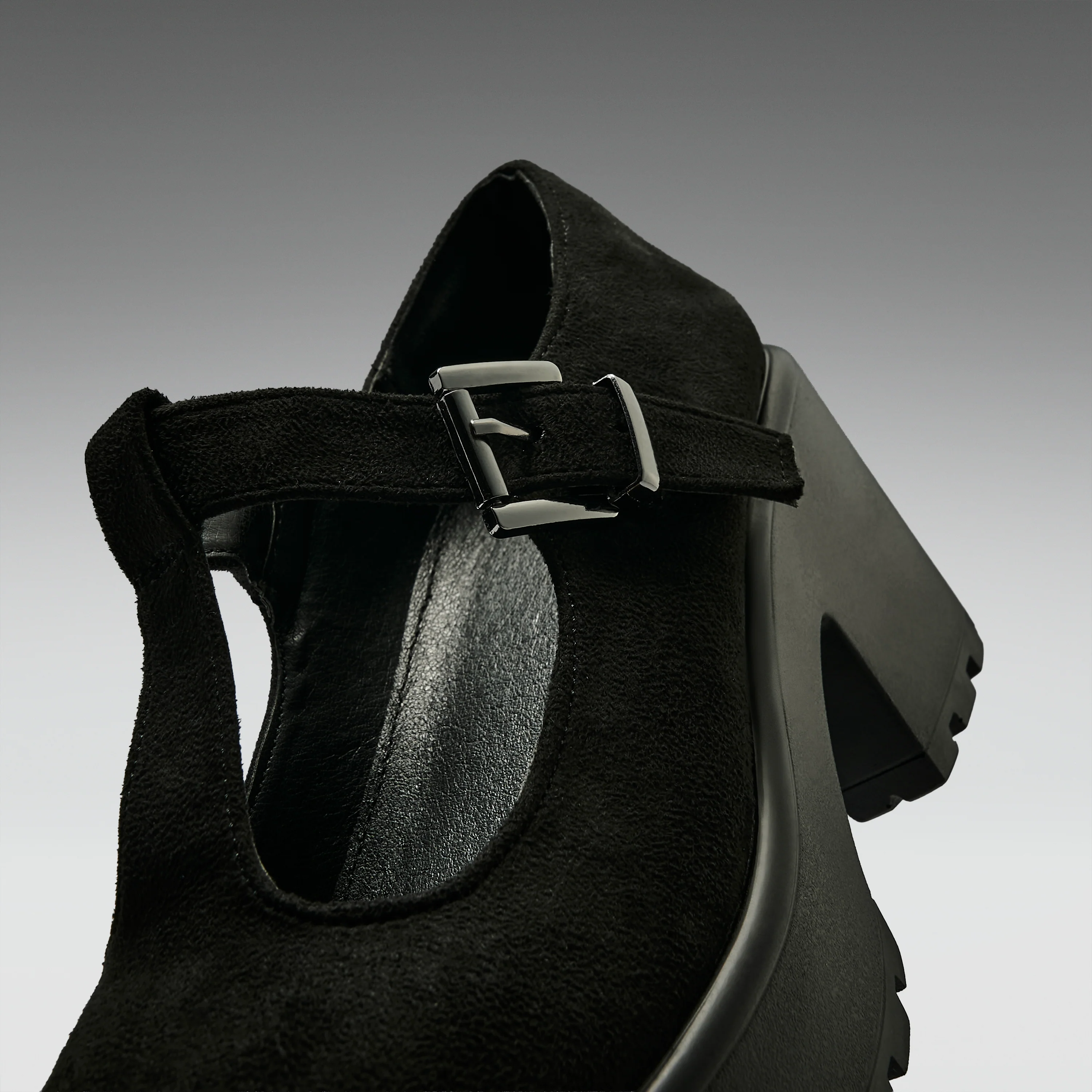 Sai Black Mary Jane Shoes 'Suede Edition' - Image 4