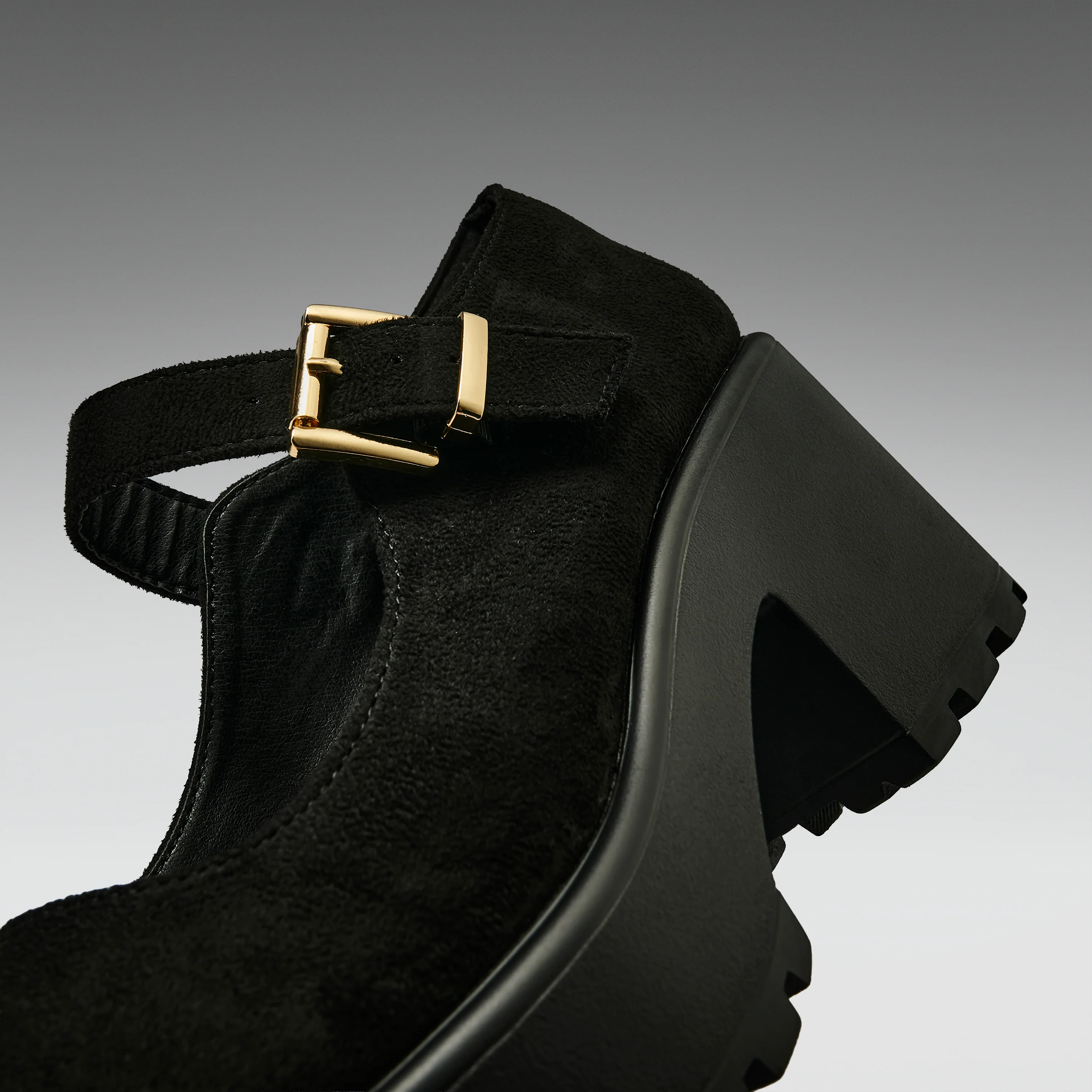 TIRA Black Mary Jane Shoes 'Suede Edition' - Image 3