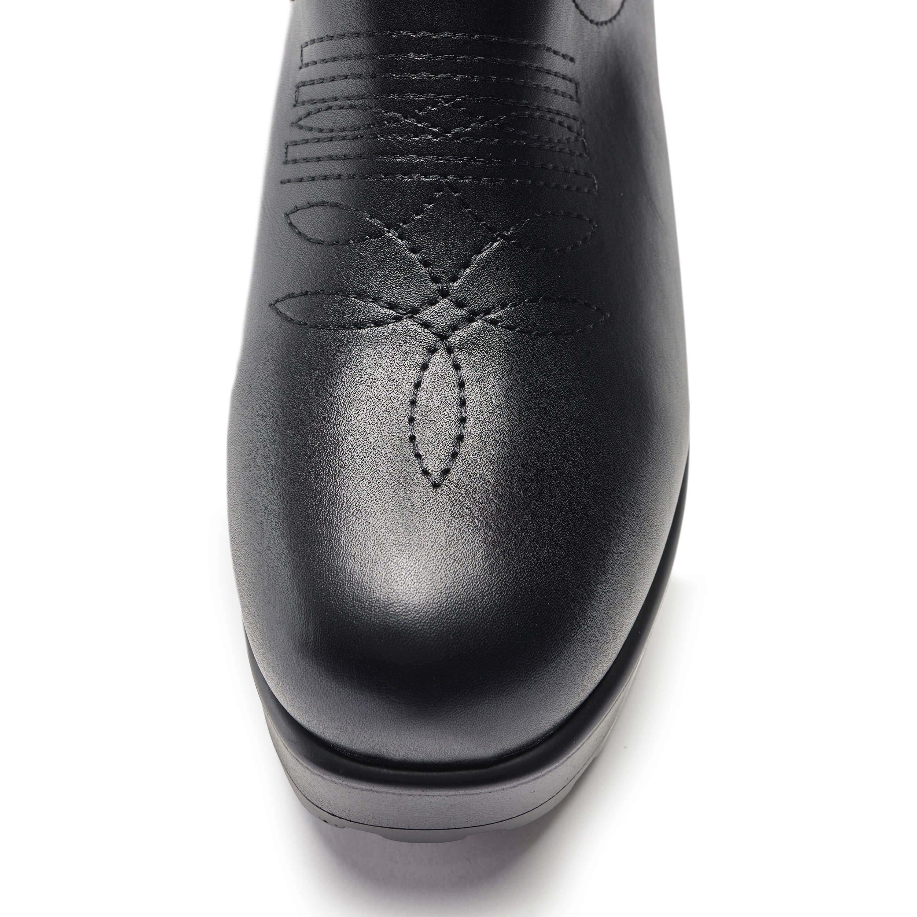 WINTU Long Chunky Western Cowboy Boots - Image 6