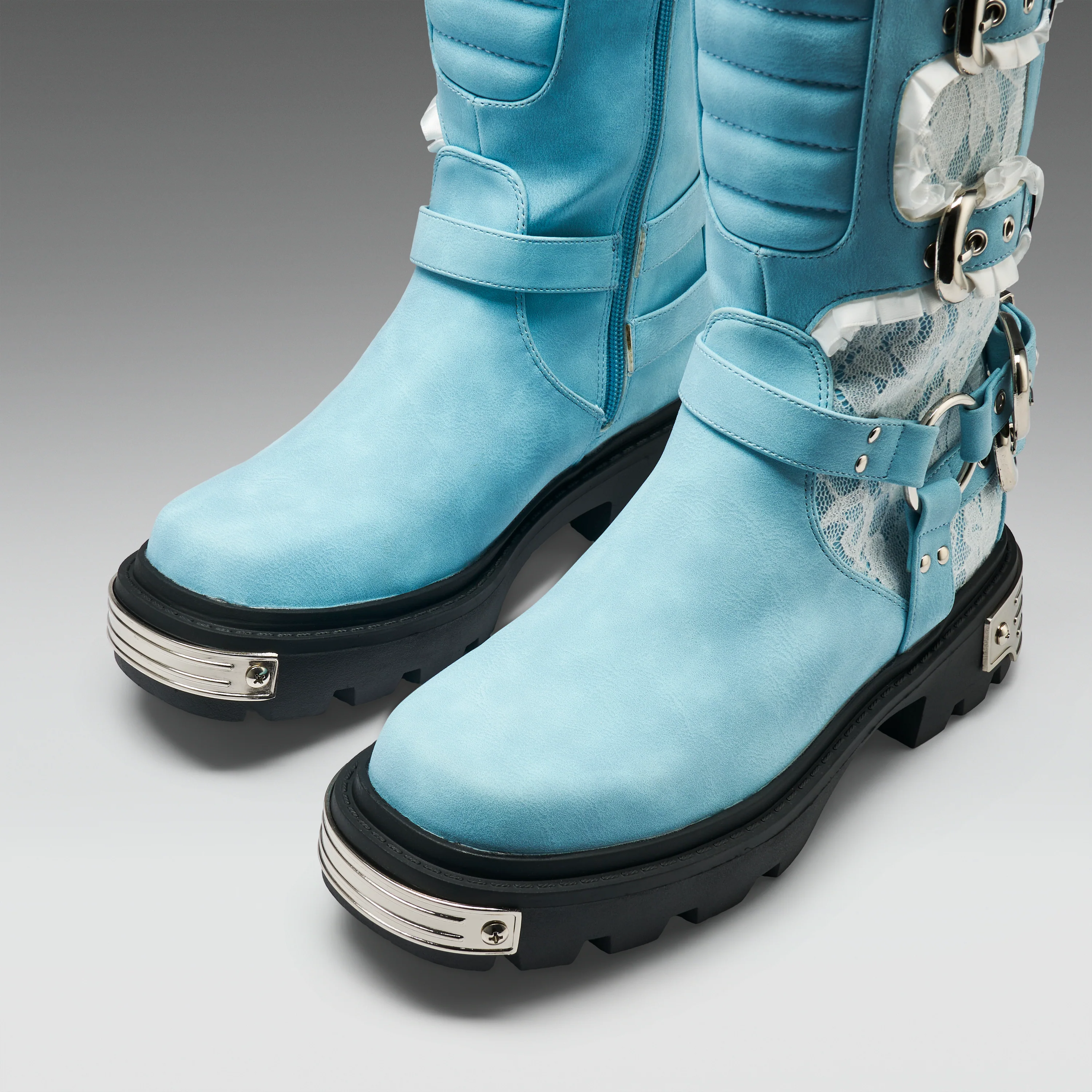Jazmin Bean x KOI Blue Inside Whimsical Long Boots - Image 7