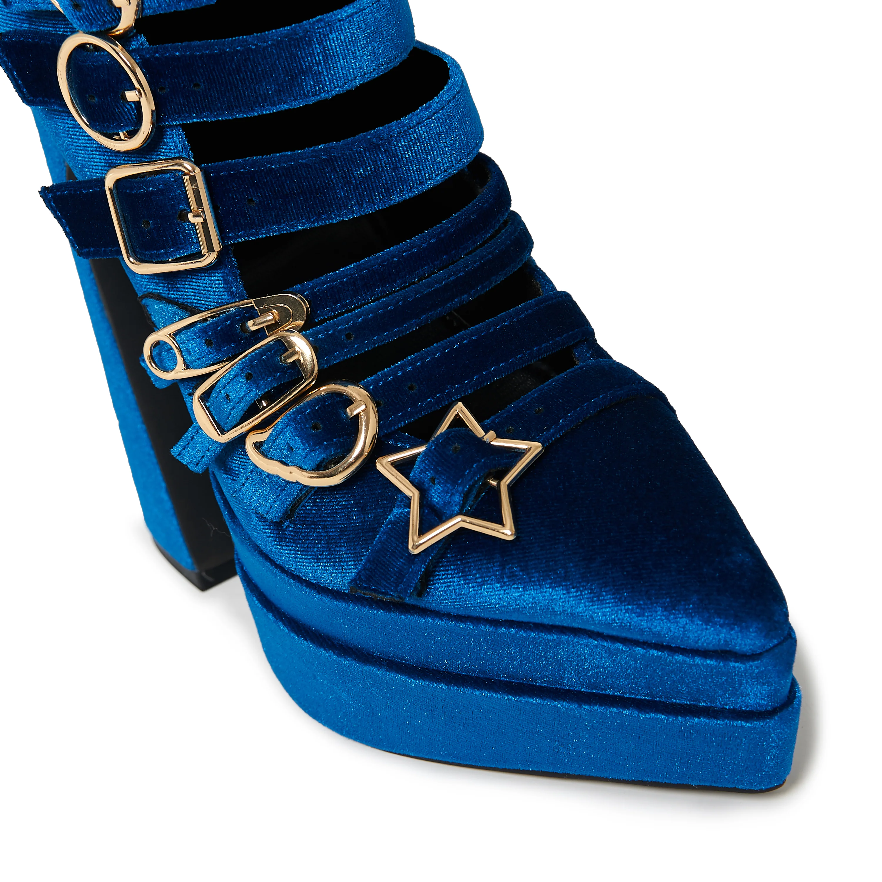 Cyberspace Celestial Long Boots - Blue - Image 4