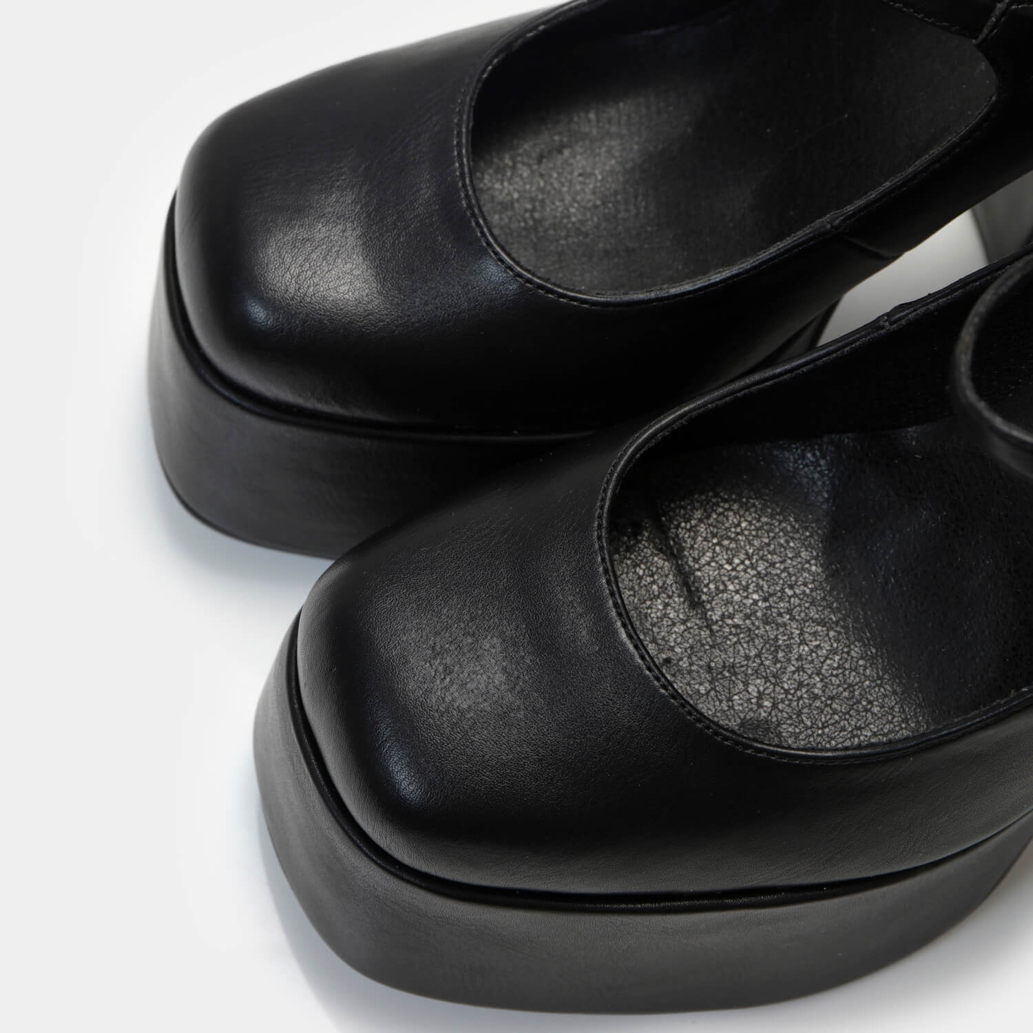 Darkbloom Black Platform Heels - Image 3