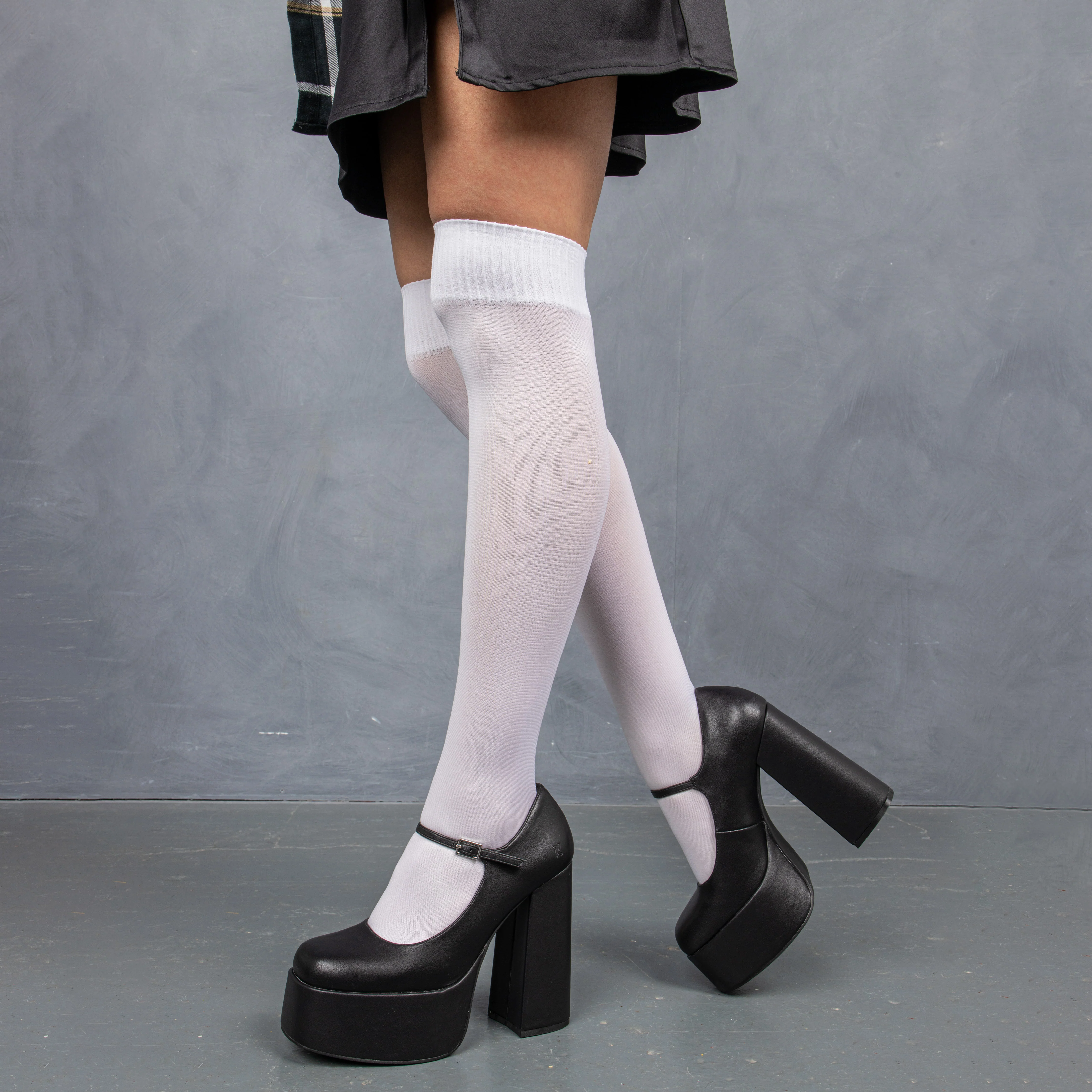Darkbloom Black Platform Heels - Image 7