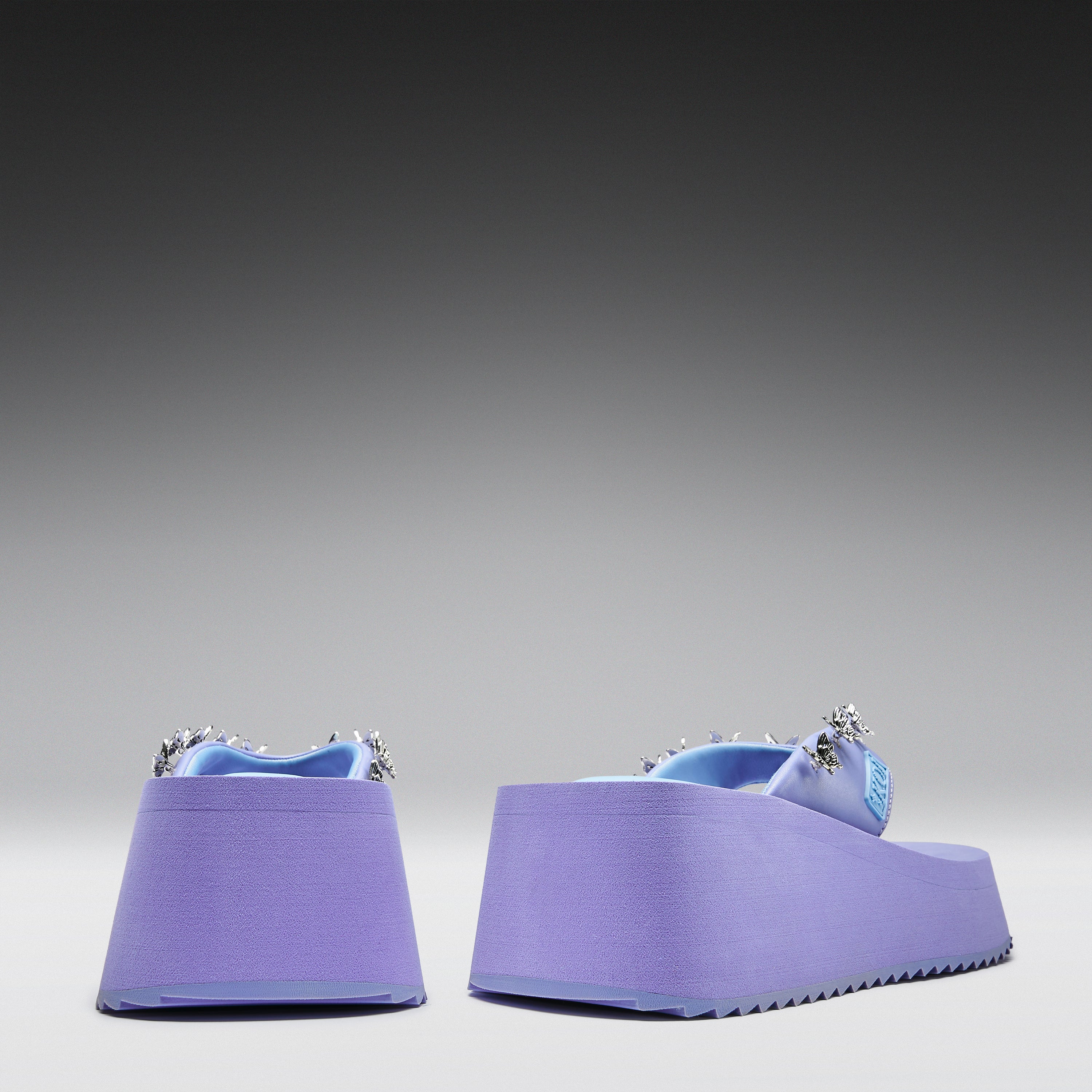 Daydreamer Flatform Thong Sandals-Lilac - Image 4