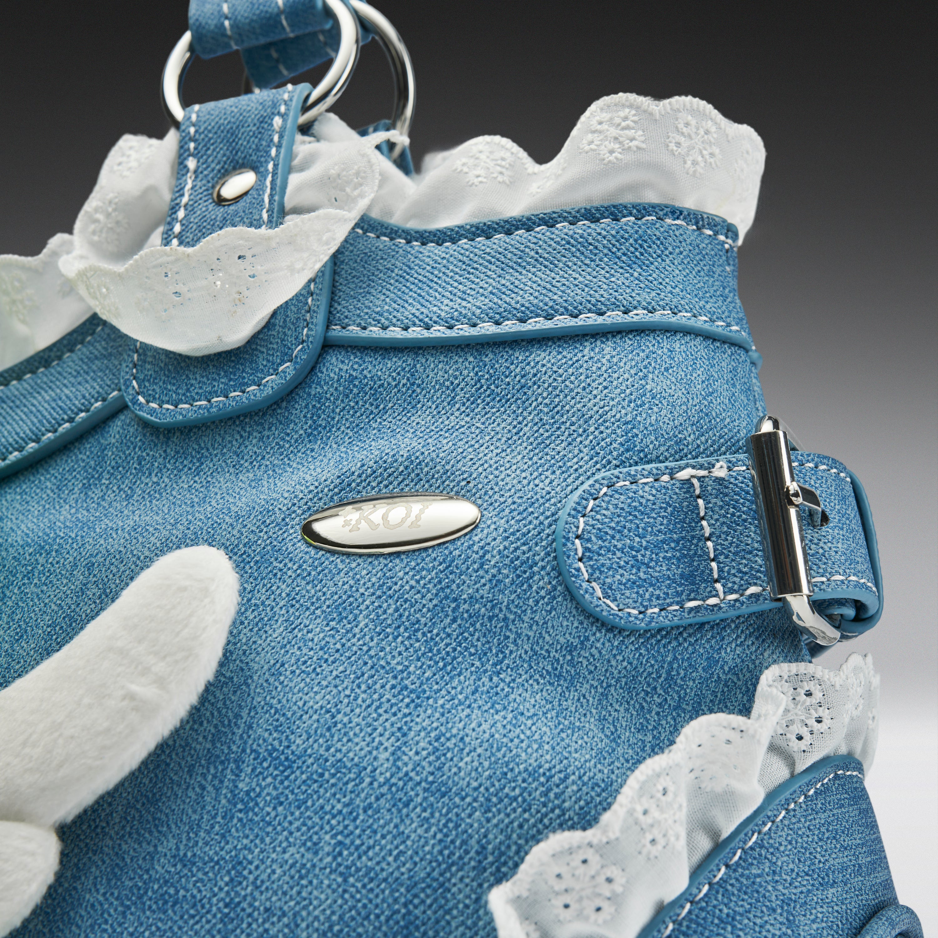 Frog Frolics Denim Shoulder Bag - Image 5