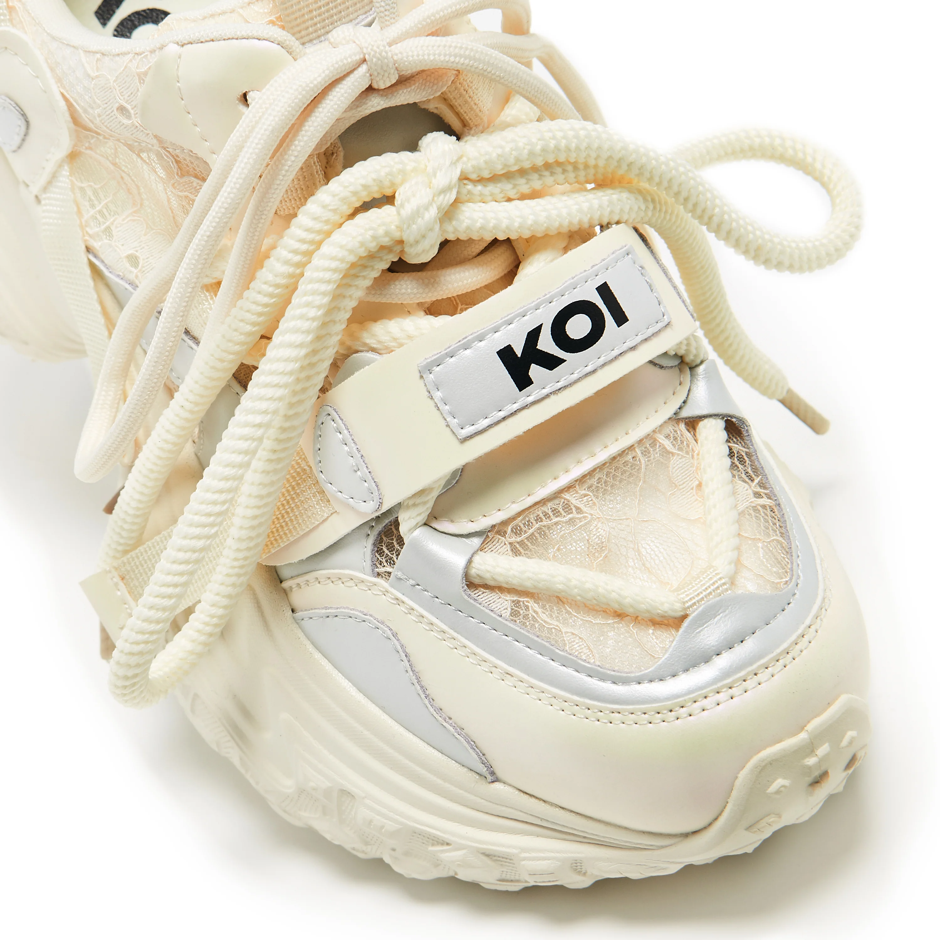Frozen Shores Mega Chunky Trainers - Vanilla - Image 4