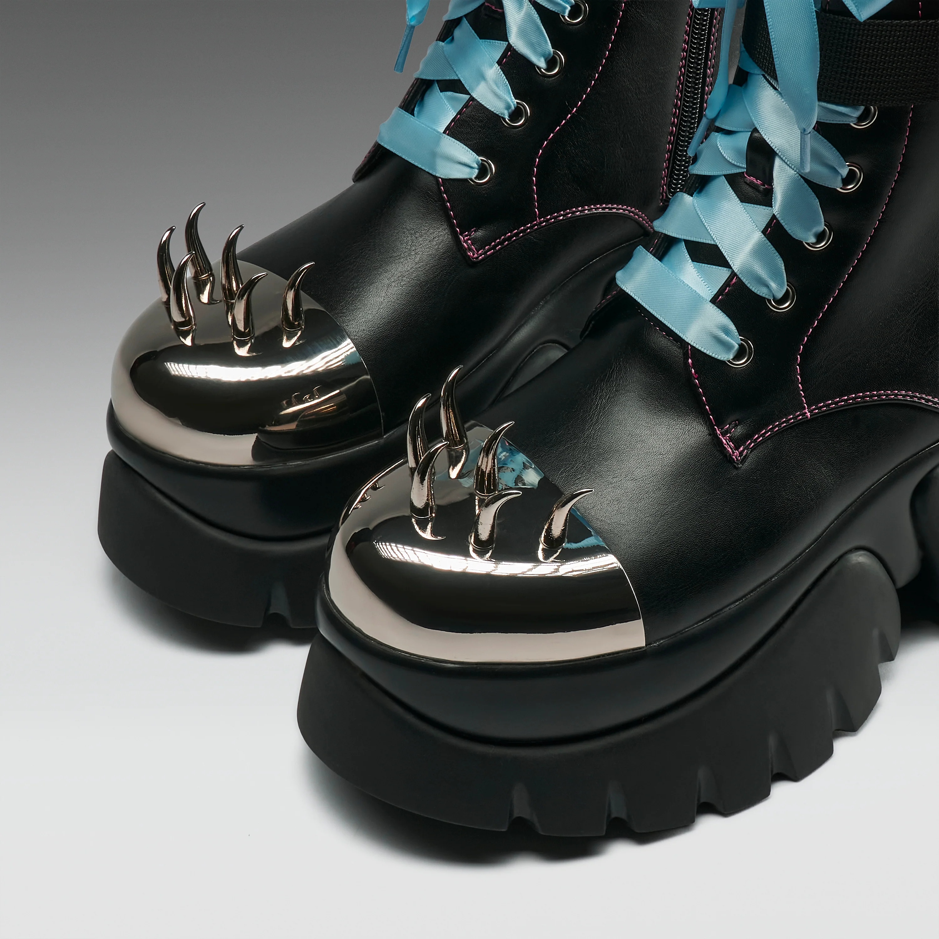 Jazmin Bean x KOI Frunkrocker Sidekick Monster Boots - Black - Image 8