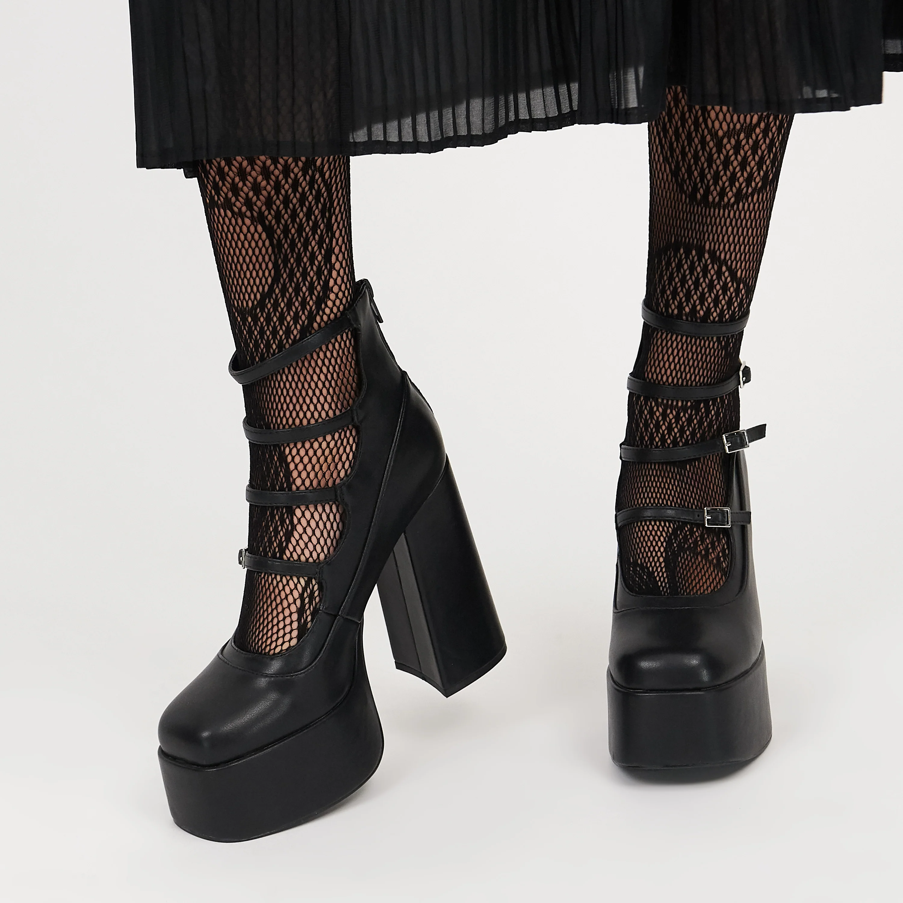 Gurren Strappy Platform Heels - Image 6