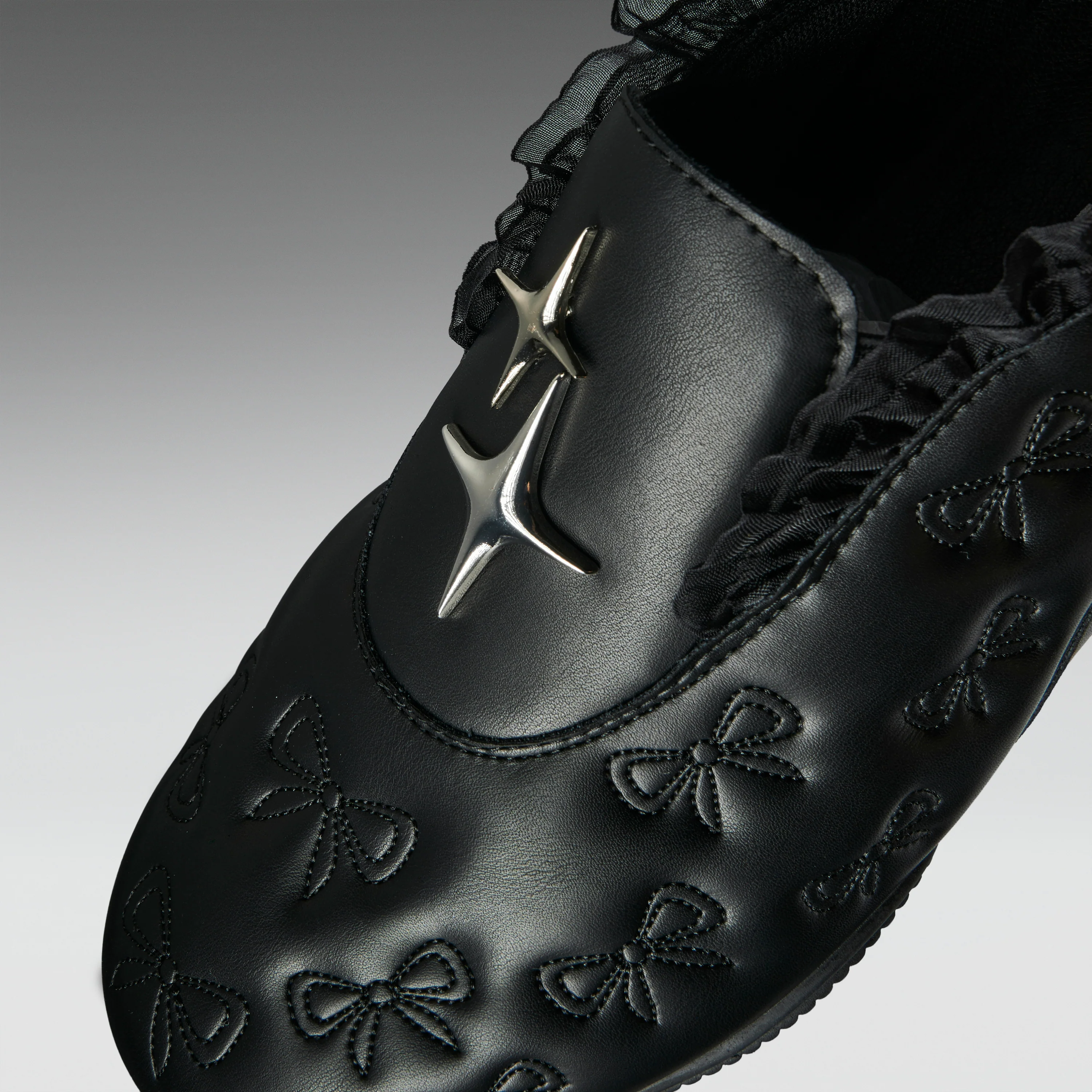 Heartbreaker Sporty Slip On Shoes- Black - Image 3