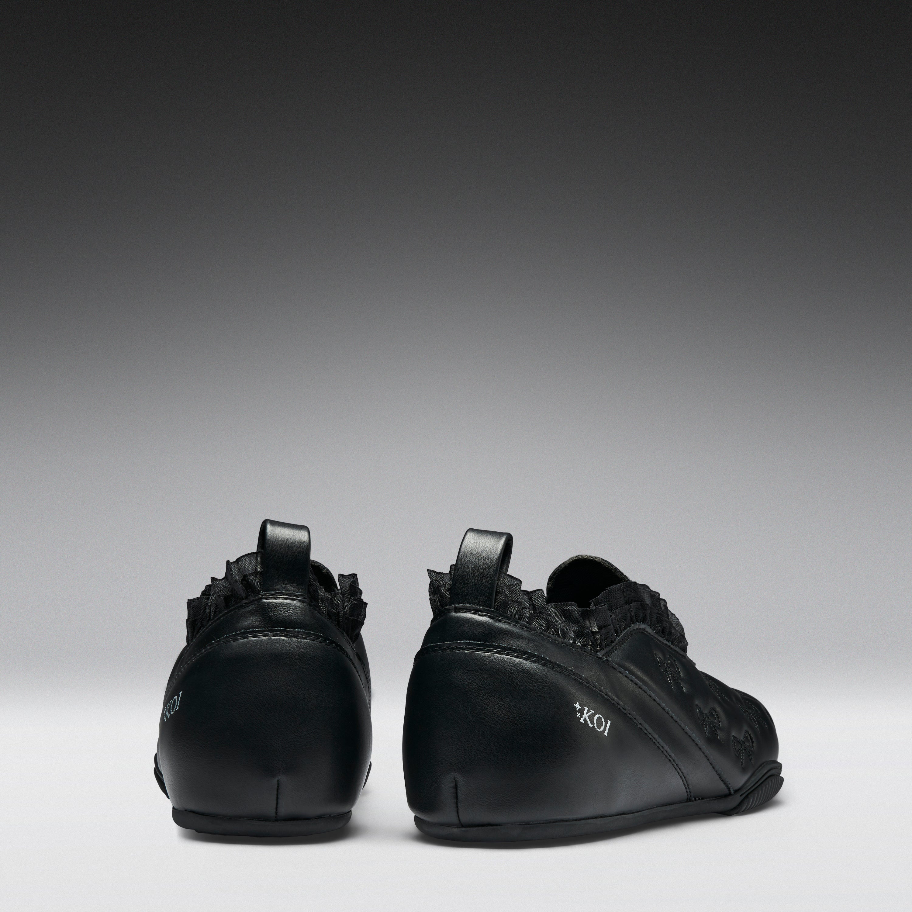 Heartbreaker Sporty Slip On Shoes- Black - Image 5