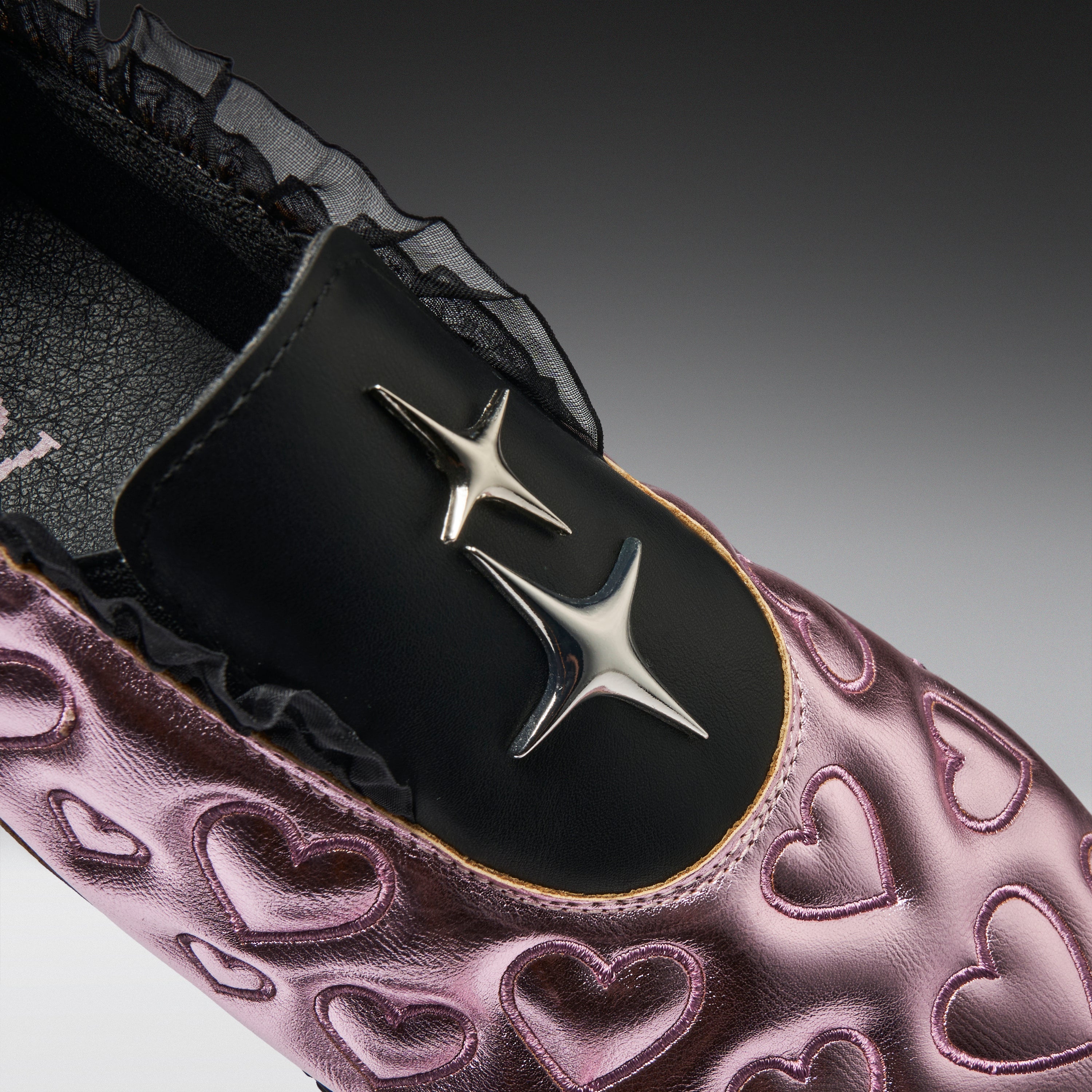 Heartbreaker Sporty Slip On Shoes- Pink - Image 3