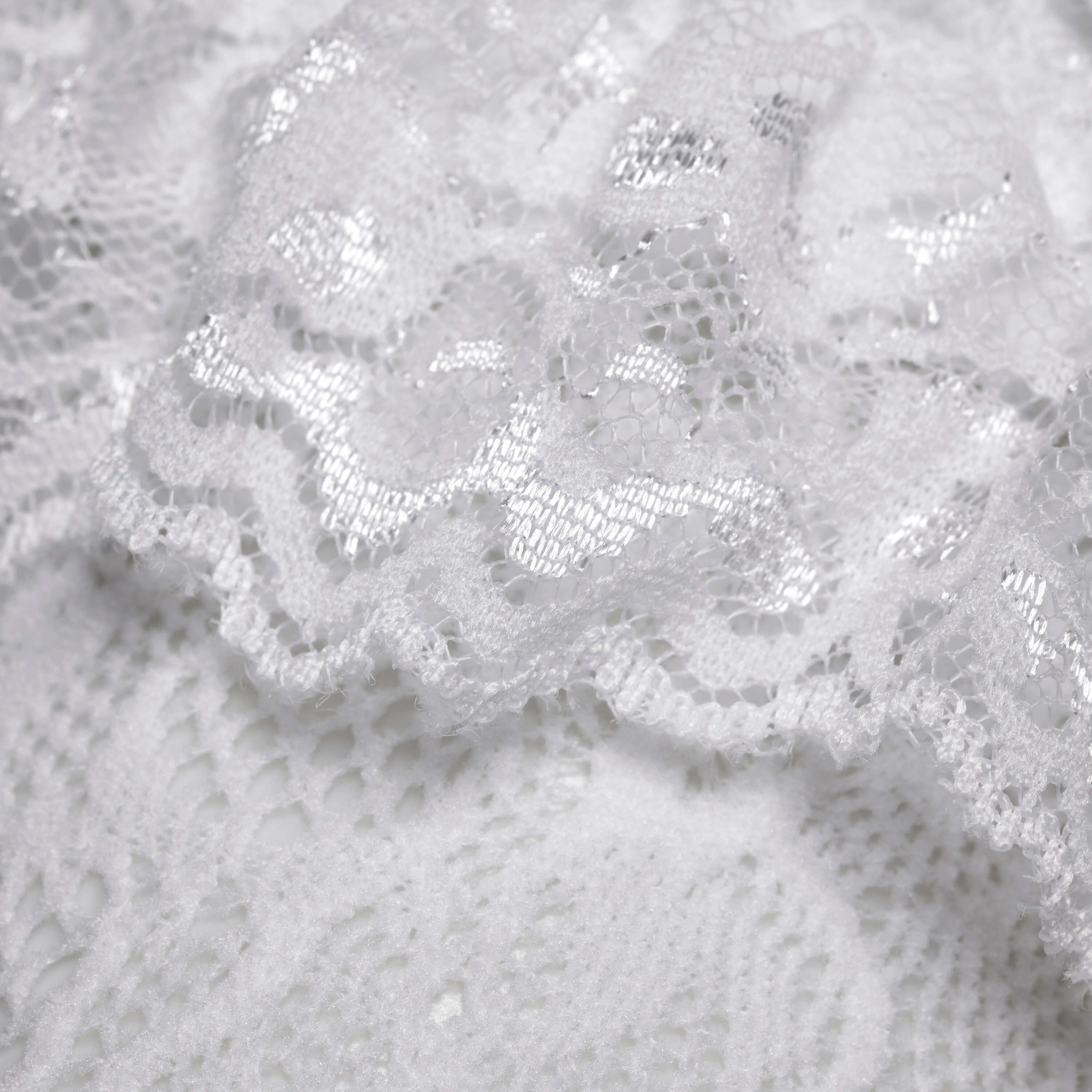 Heiress White Lace Ruffle Socks - Image 3