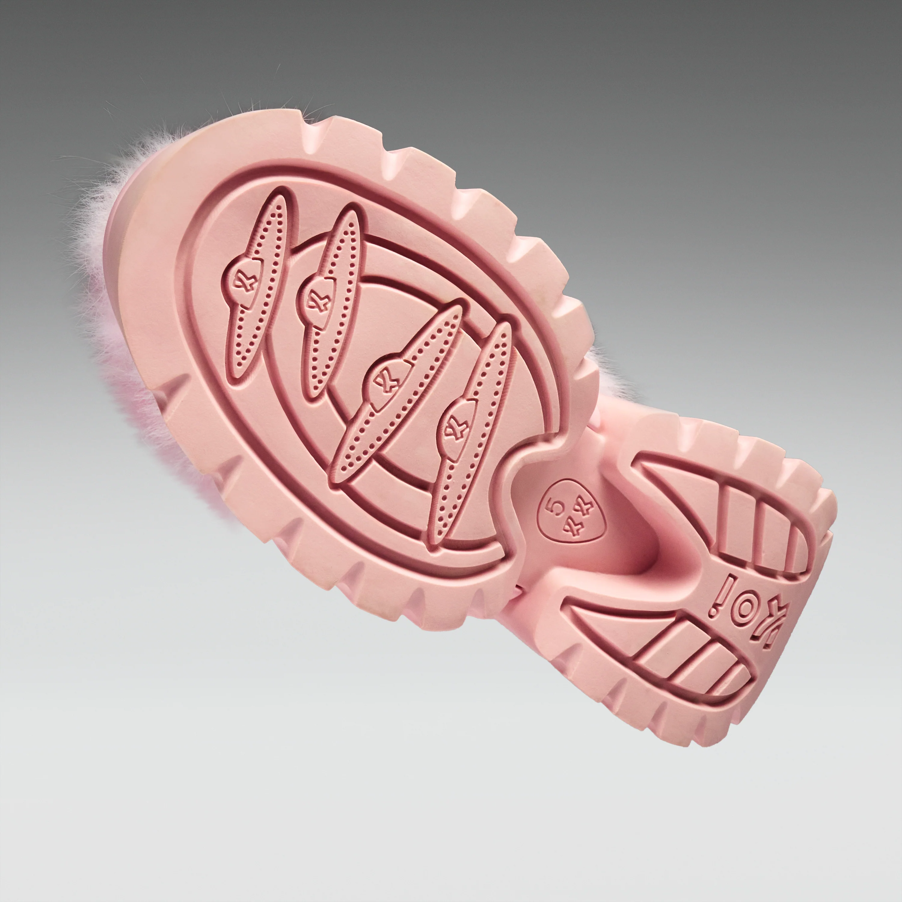 Kawaii Sasquatch Fluffy Boots - Pink - Image 3