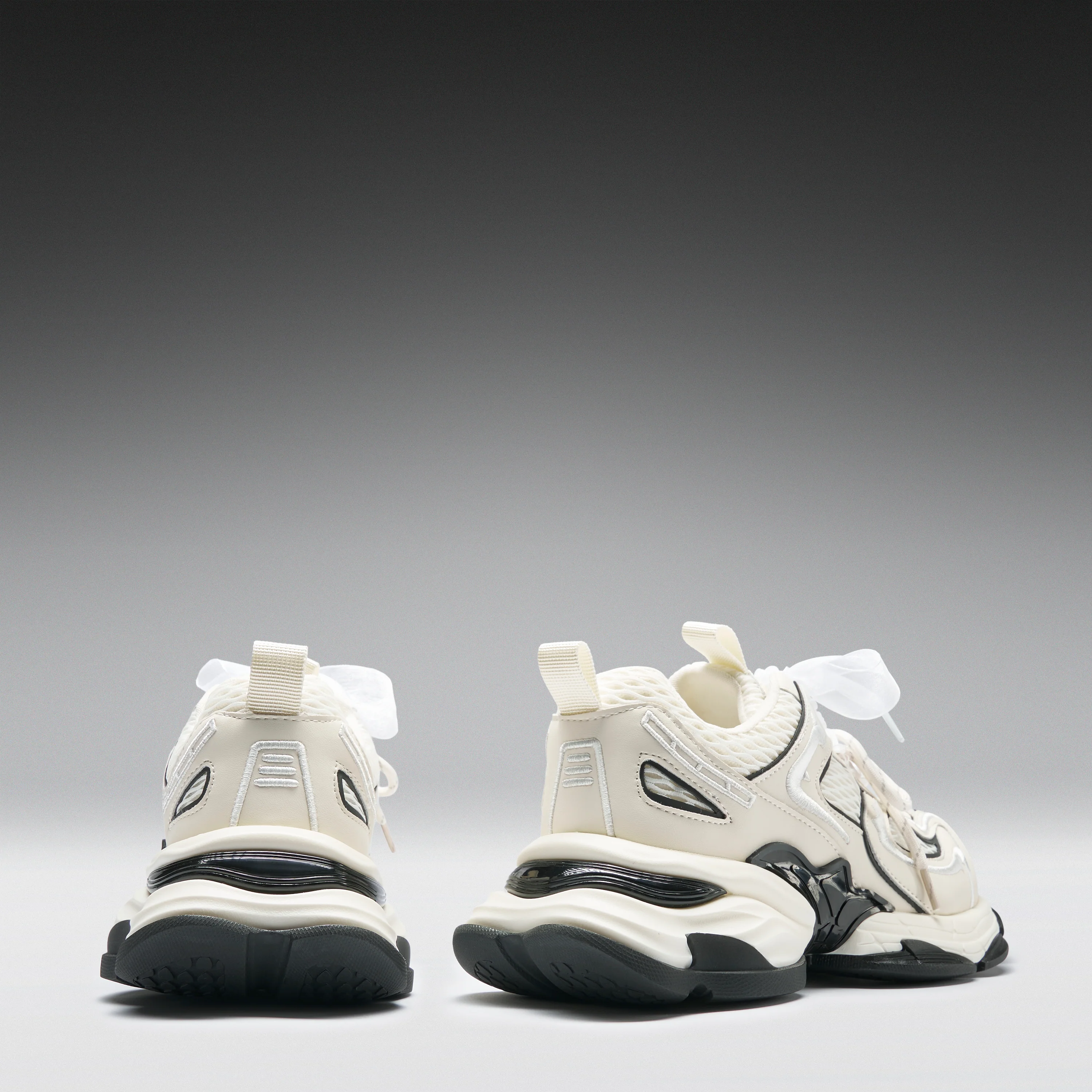 Labyrinth Mega Chunky Trainers - White - Image 5
