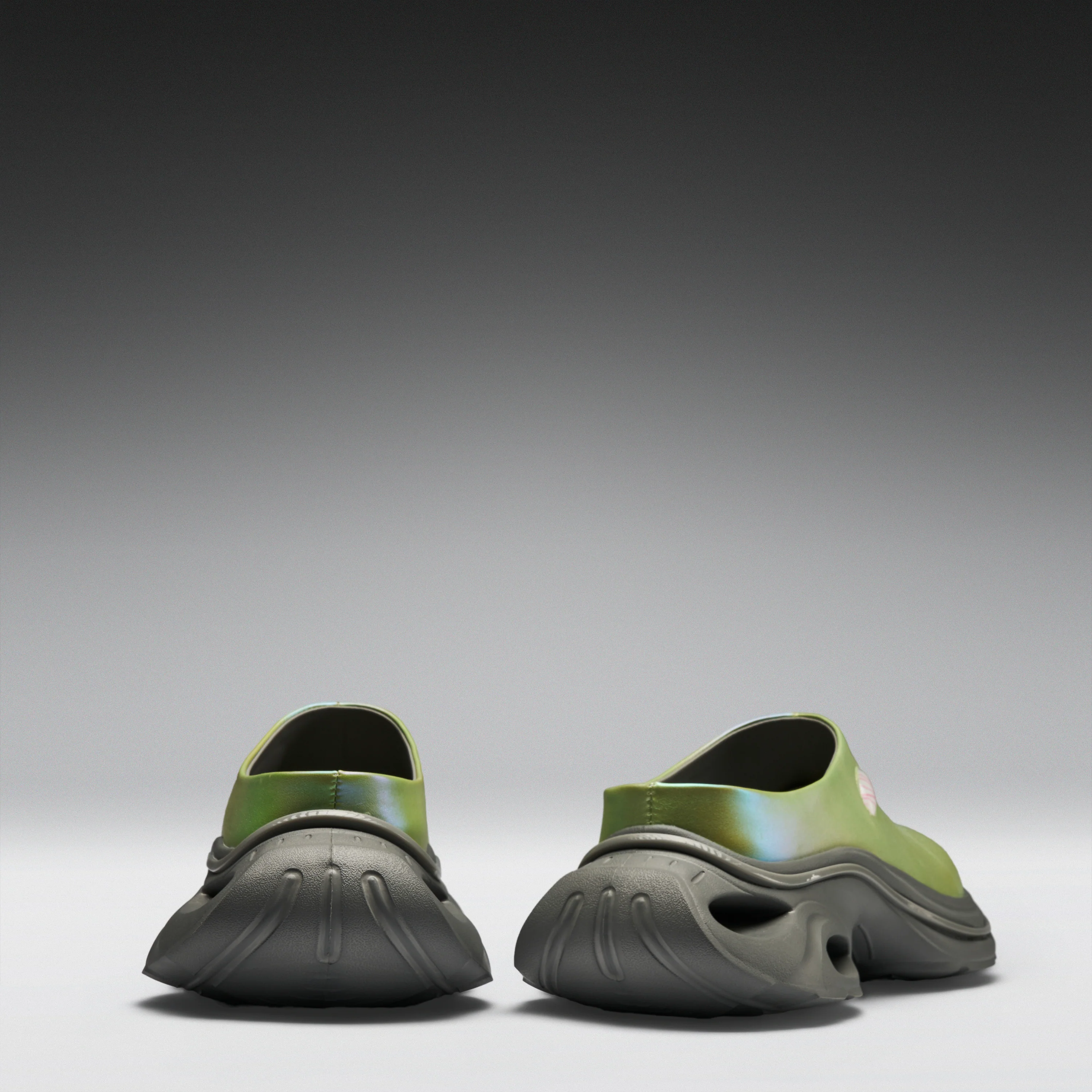 Lime Waves Chunky Slip On Shoes - Image 4