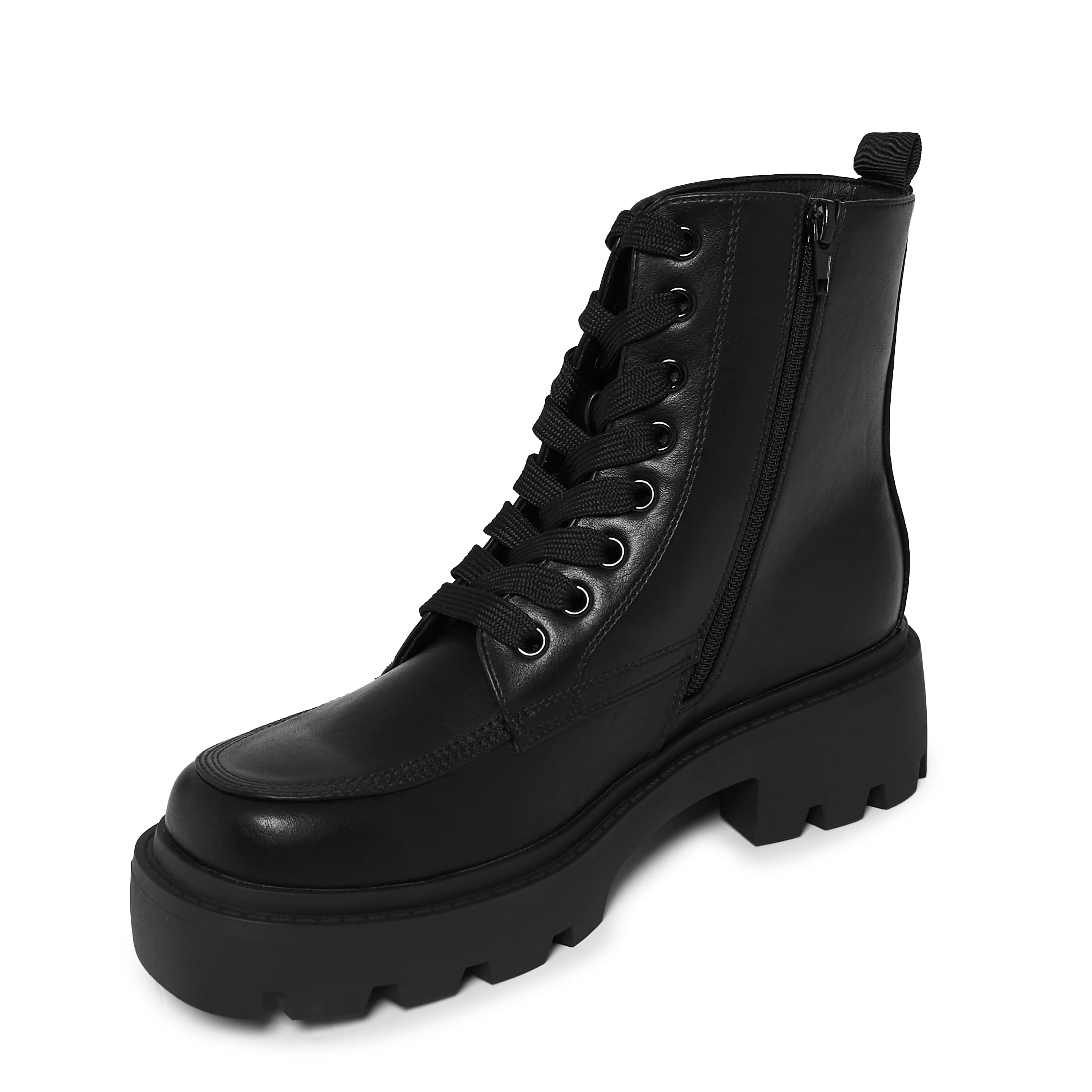 Malai Lace up Boots - Black - Image 3