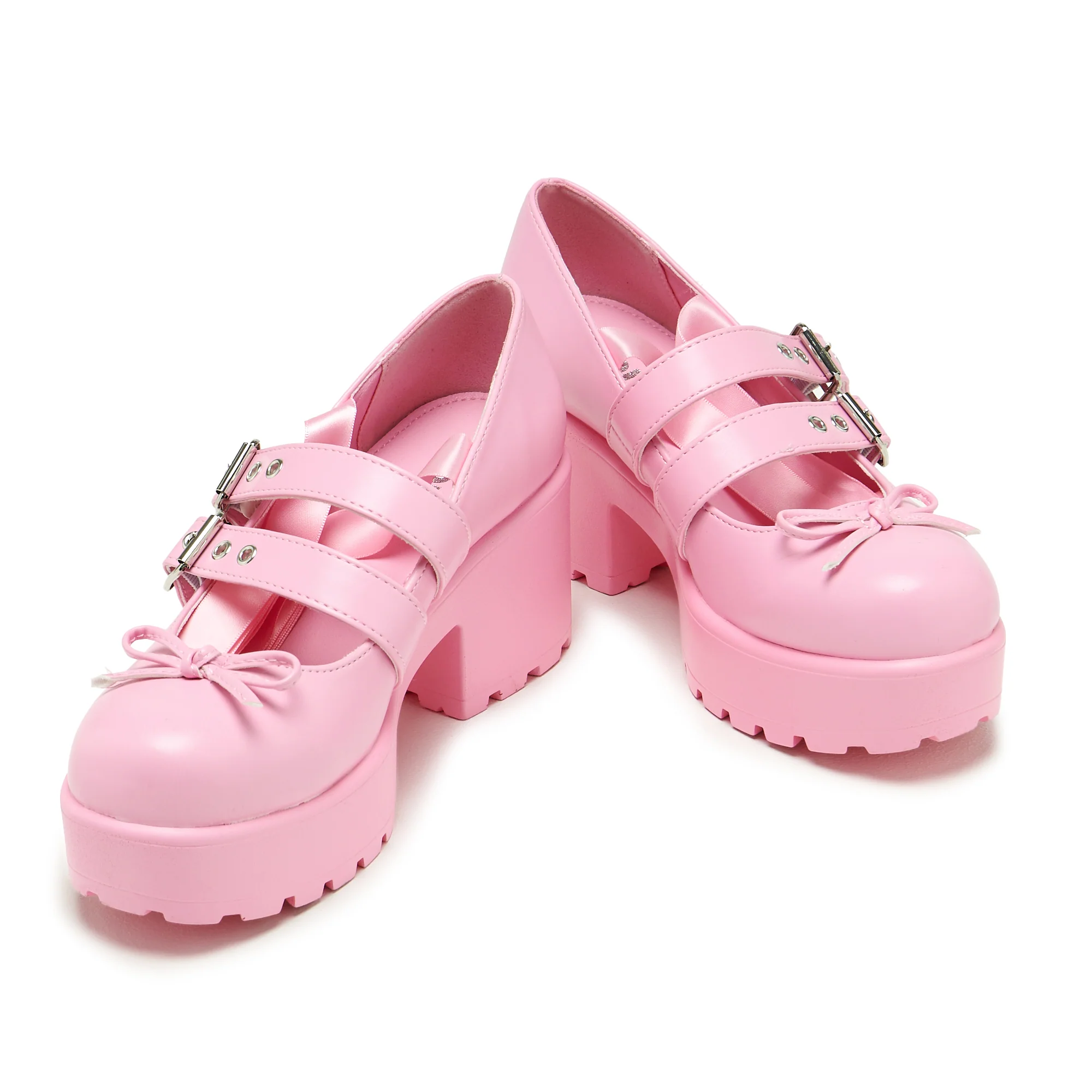 Miyako Lace Up Ballet Shoes - Pink - Image 9
