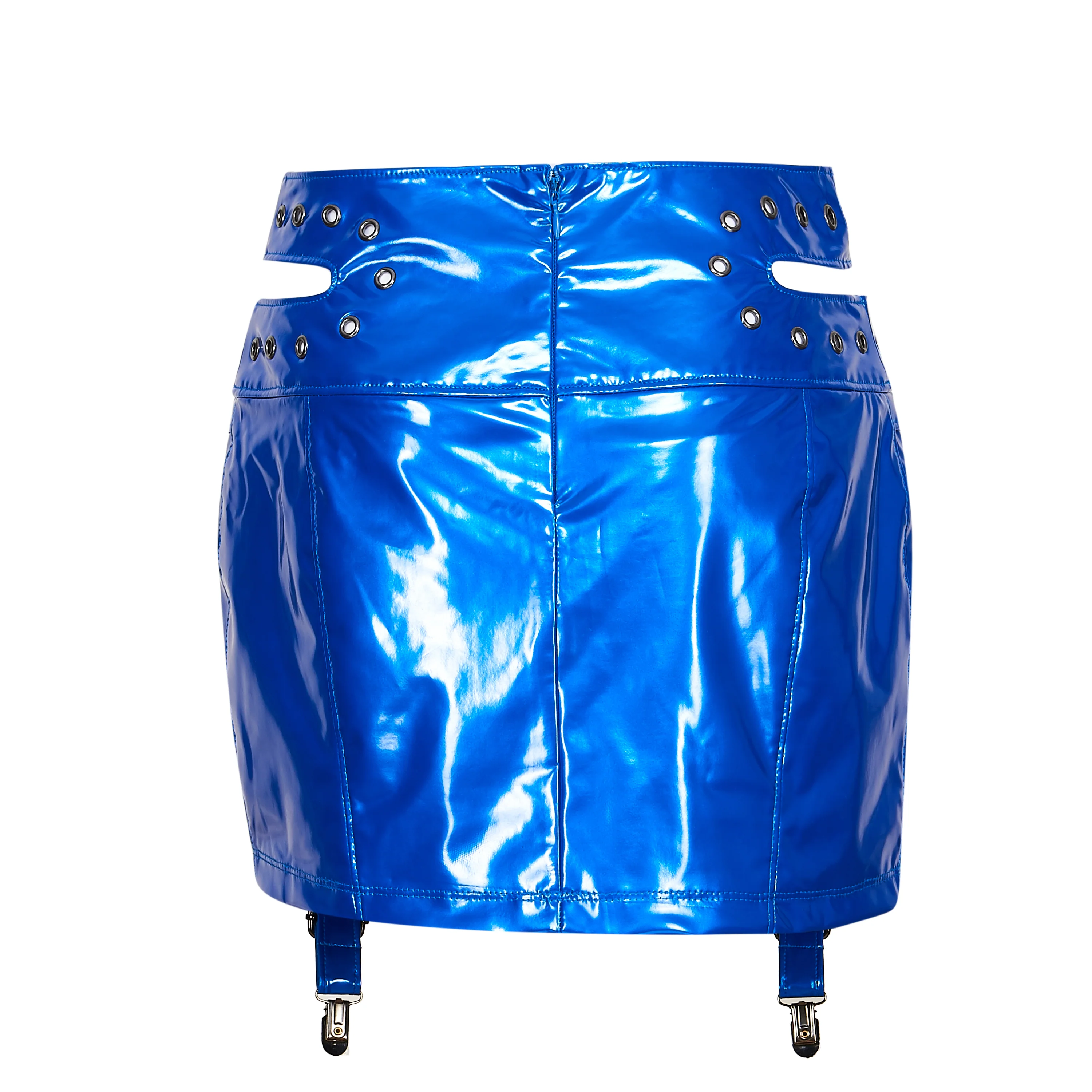 Nimbus Harness Strap Mini Skirt - Blue - Image 4