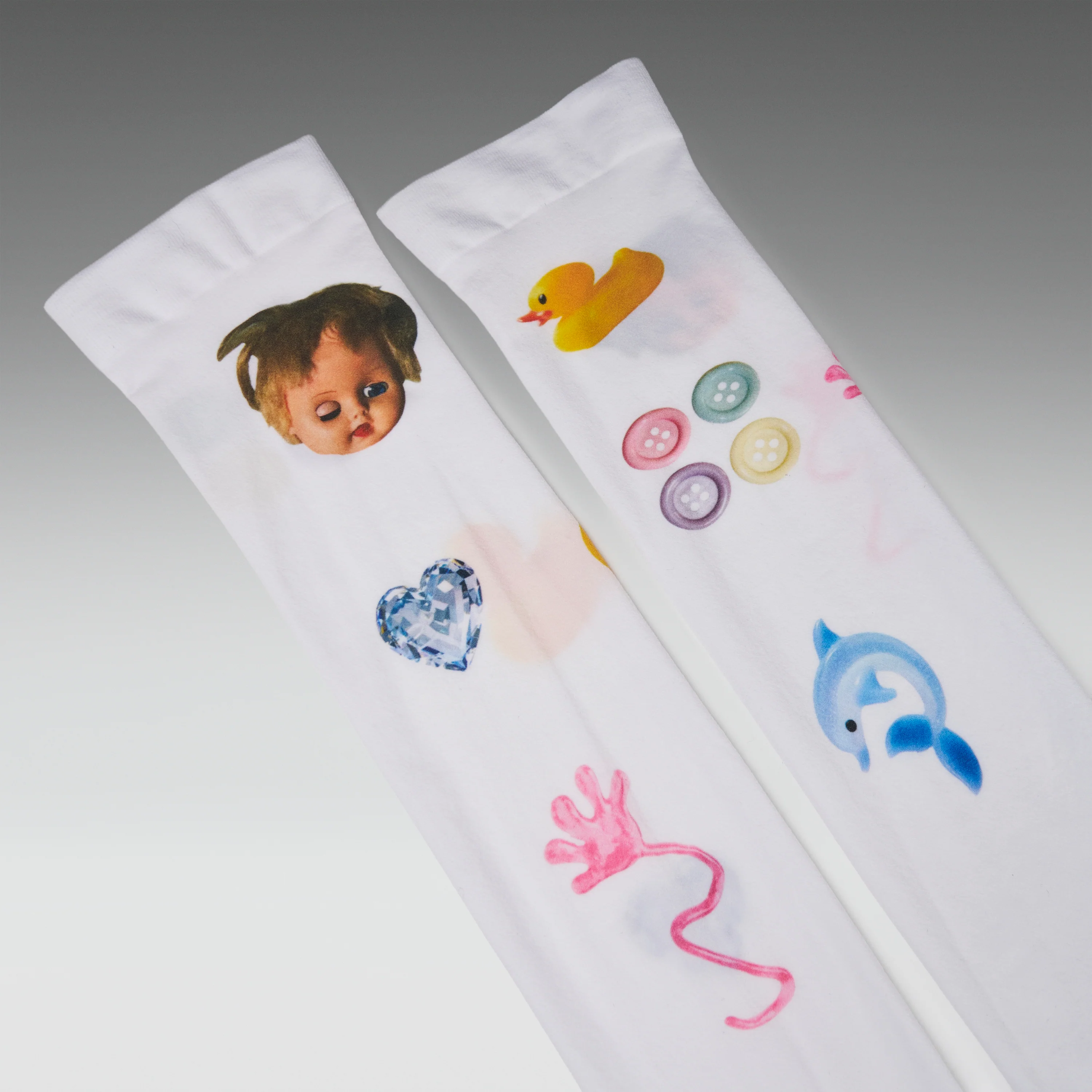 Nostalgia Printed Socks - Image 2