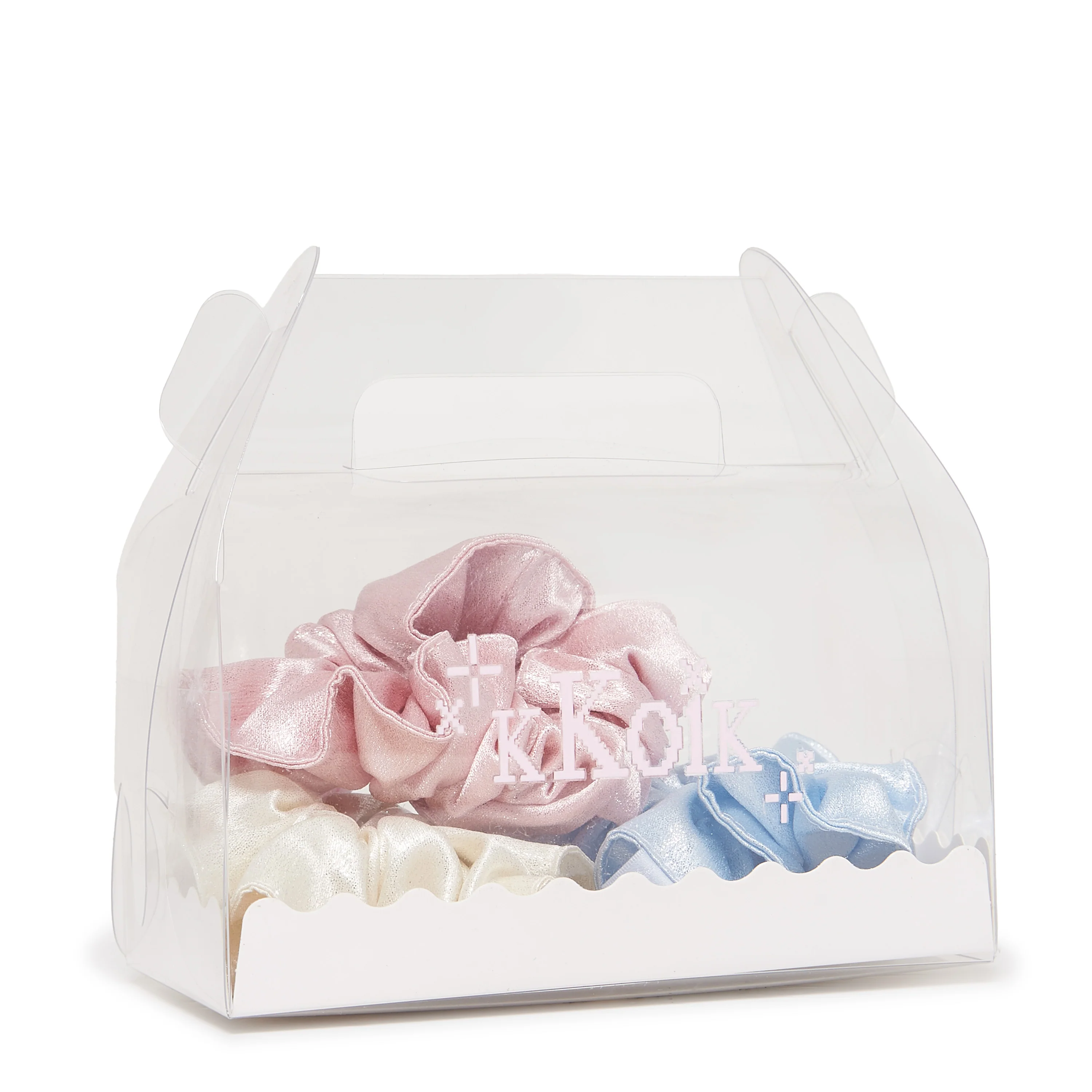 Pastel Satin Scrunchies- 3 pack - Image 3