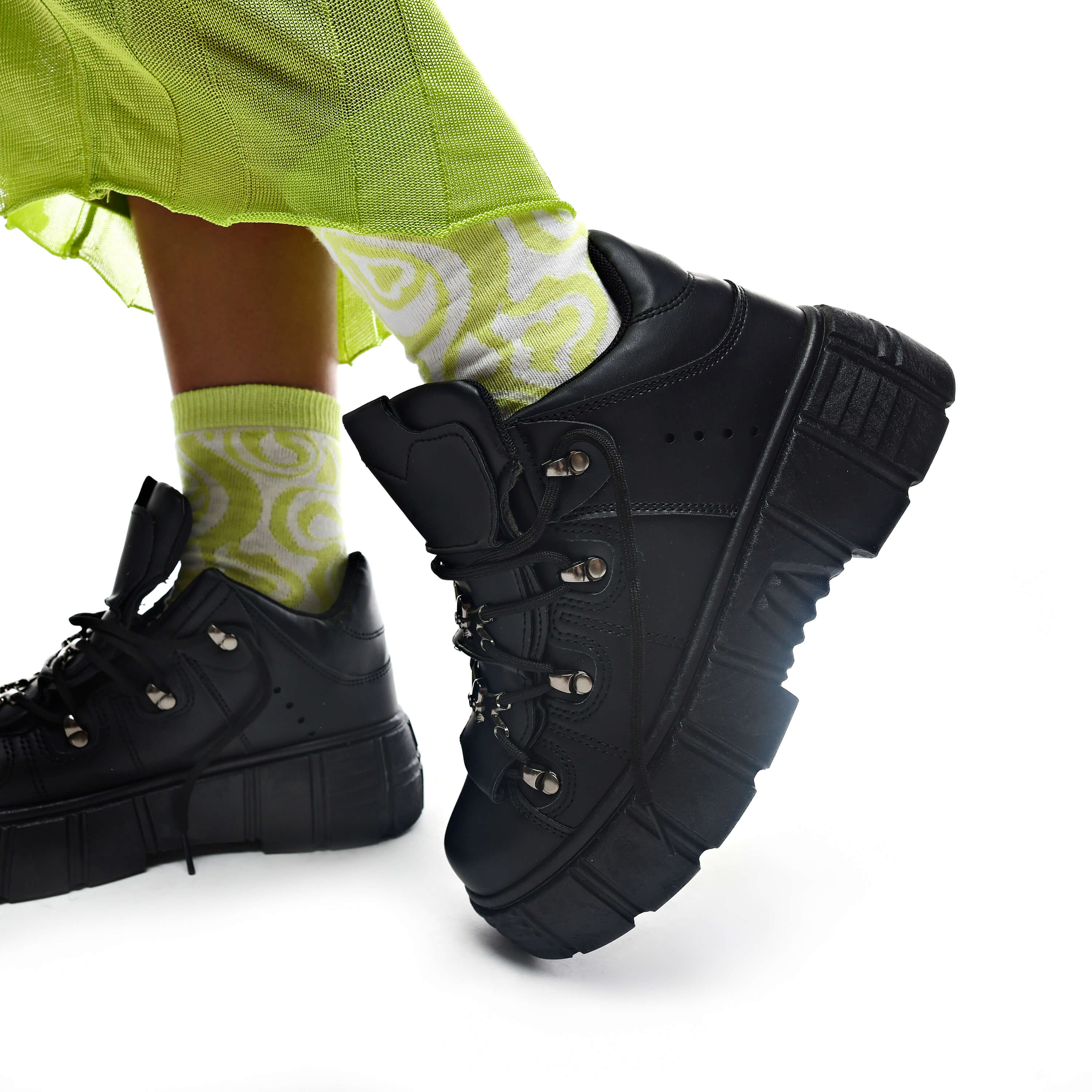 Rimo Core Chunky Black Trainers - Image 7
