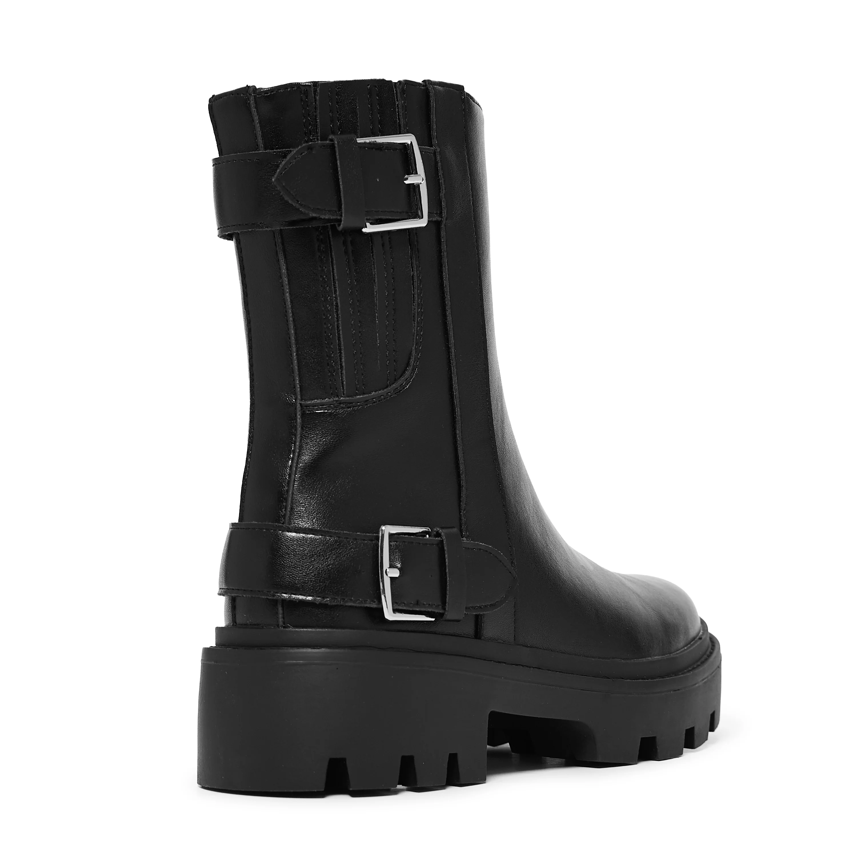 Riven Chunky Boots-Black - Image 4