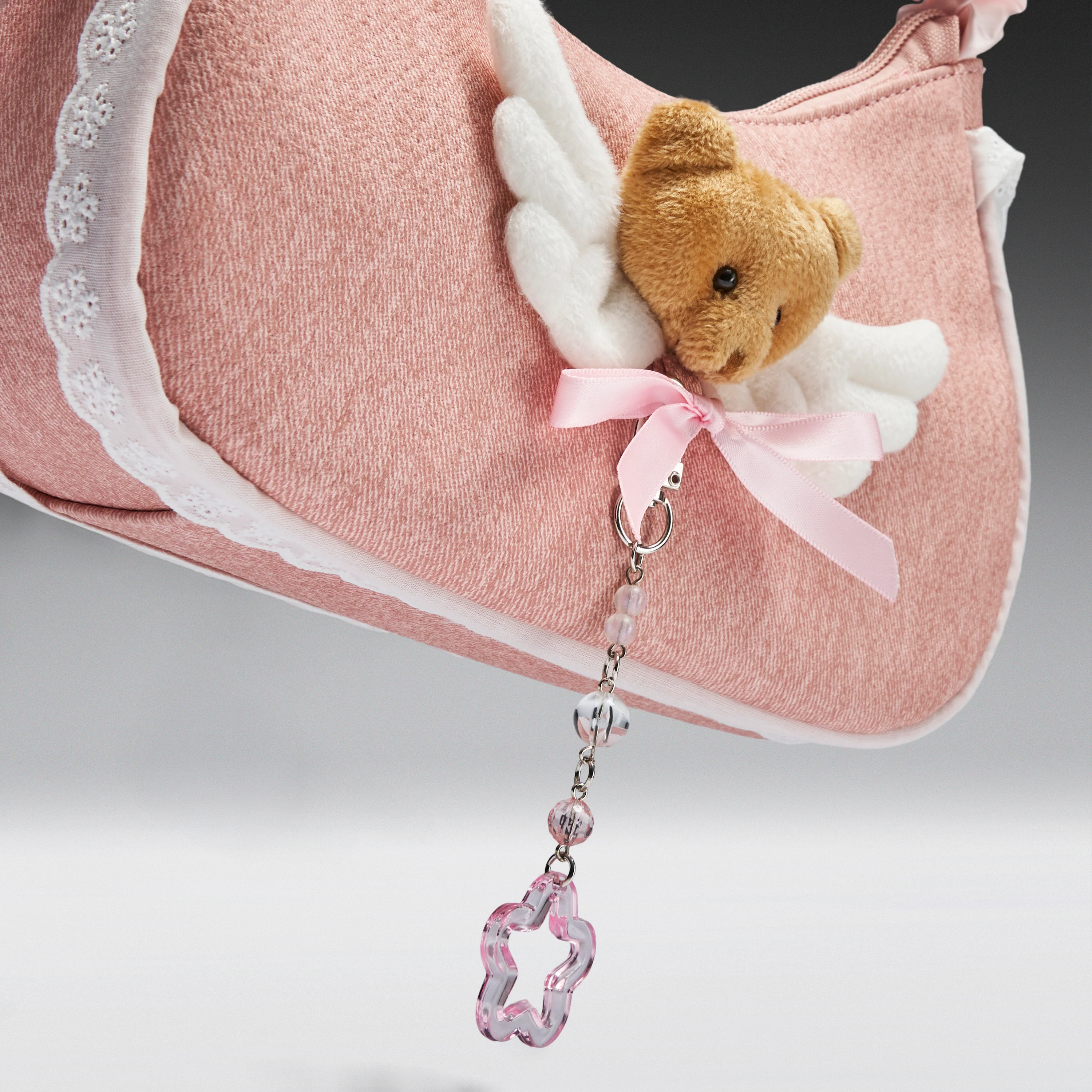 Snuggle Bear Pink Shoulder Bag - Image 2
