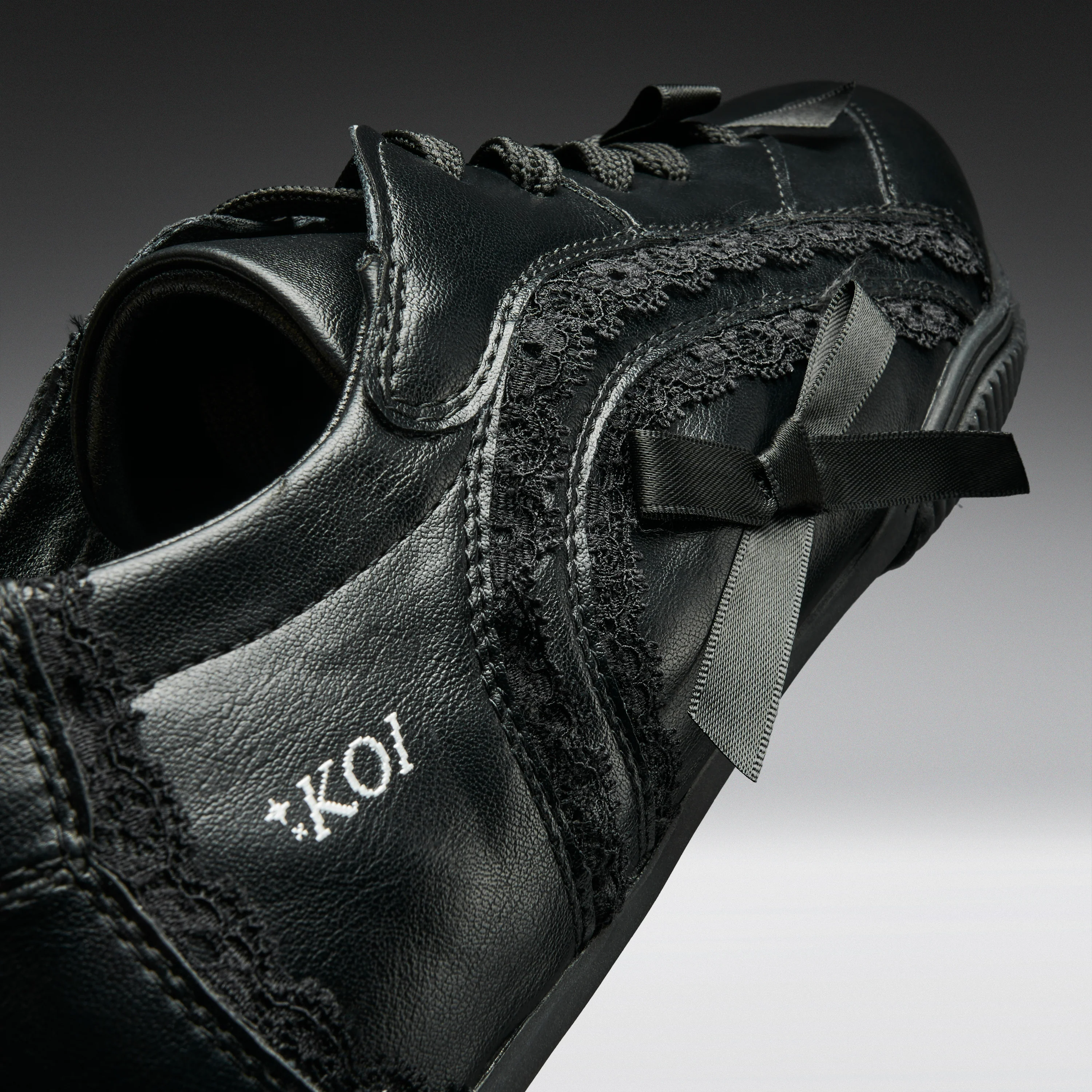 Spellbound Lace Up Pumps- Black - Image 3