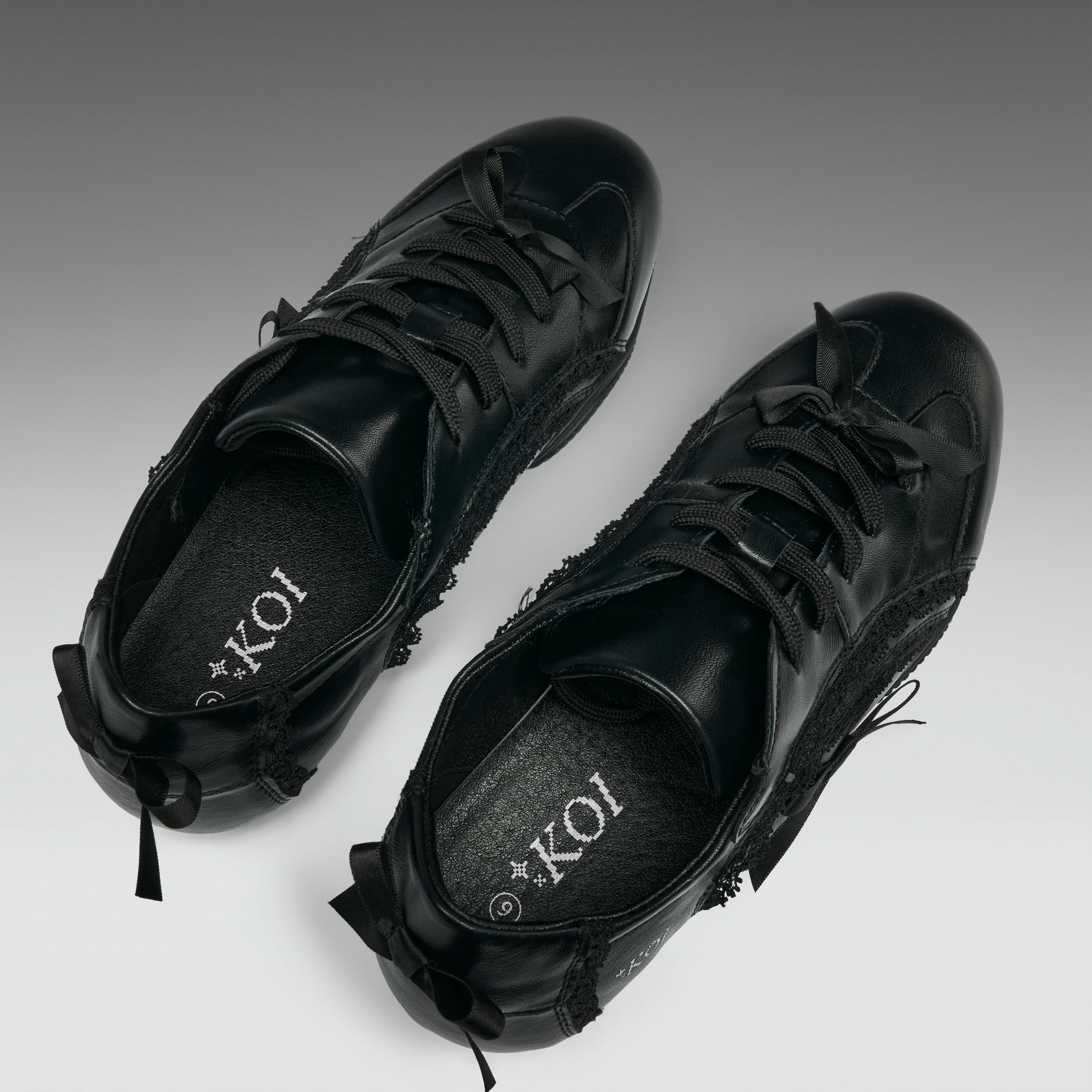 Spellbound Lace Up Pumps- Black - Image 4