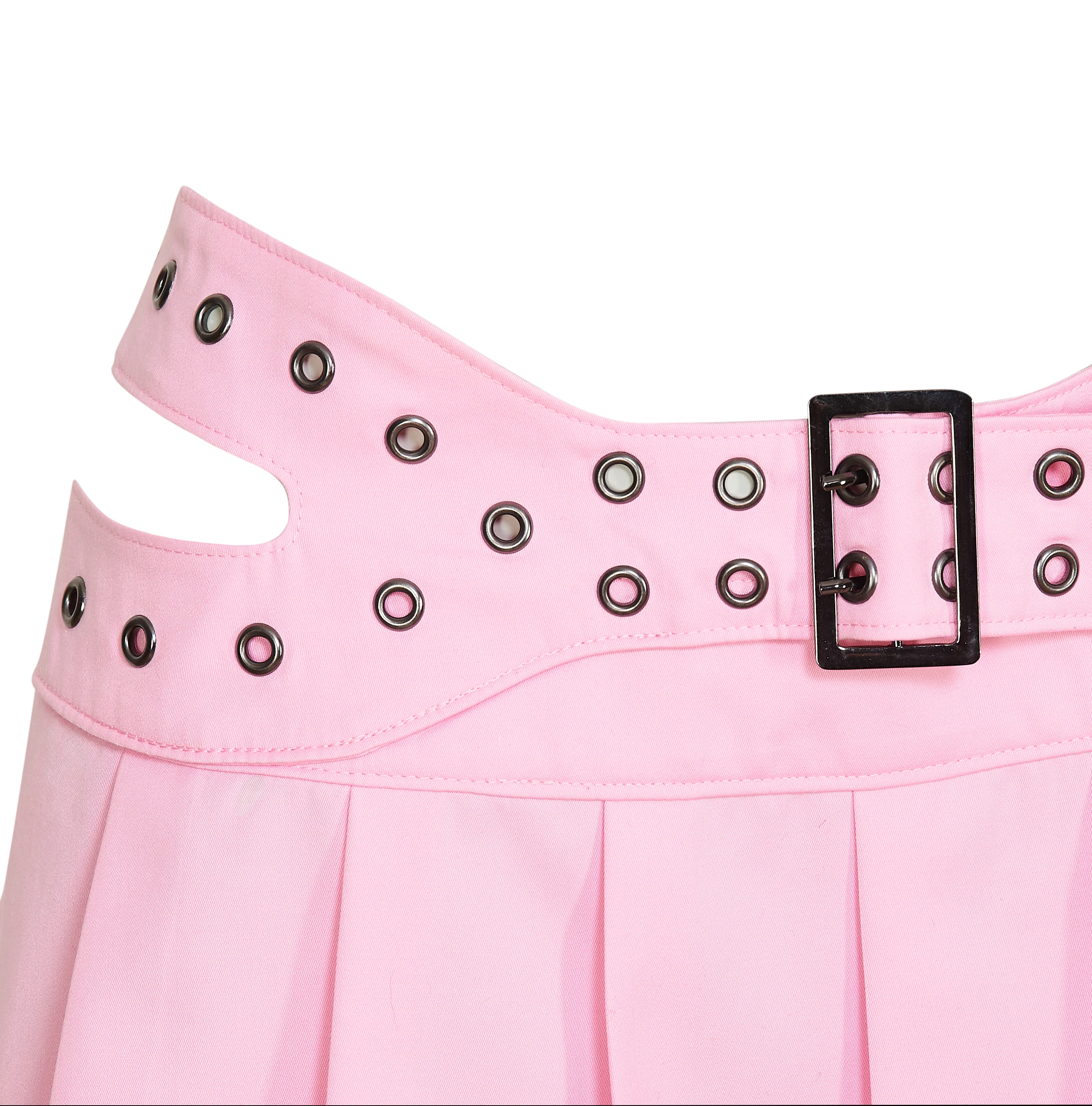 Sugar Byte Pleated Mini Skirt - Baby Pink - Image 5