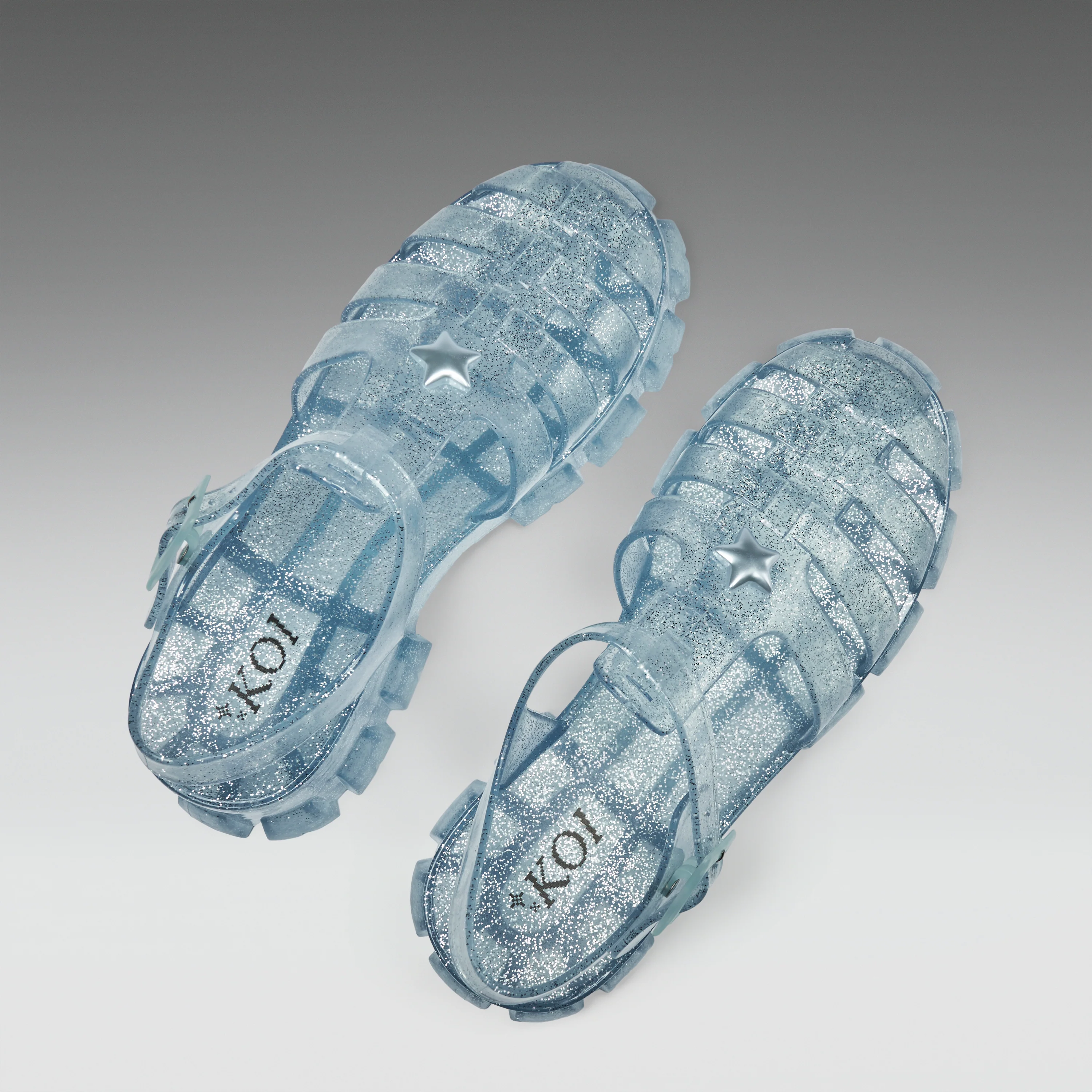 Sunbeam Star Jelly Sandals- Blue - Image 6