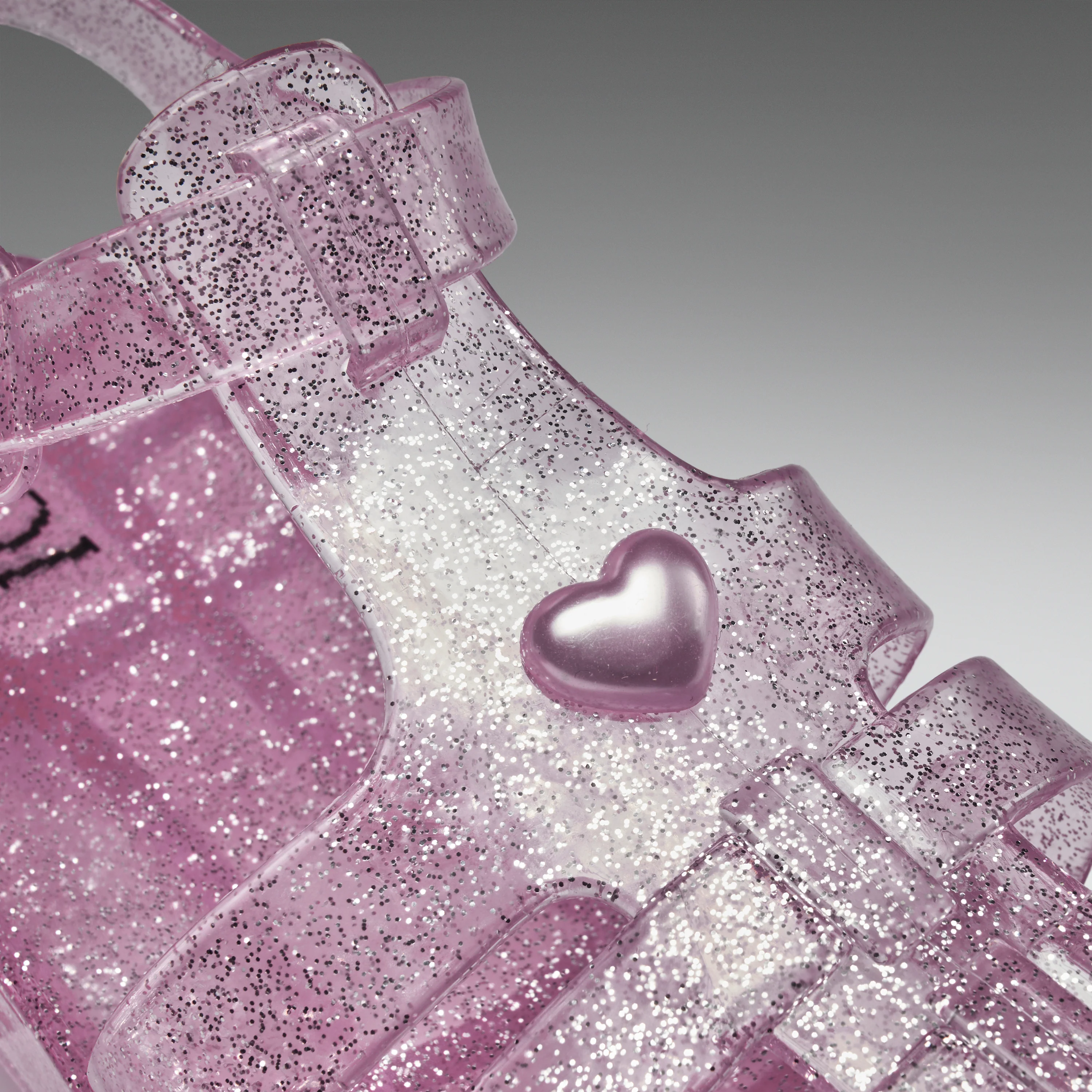 Sunbeam Heart Jelly Sandals- Pink - Image 4