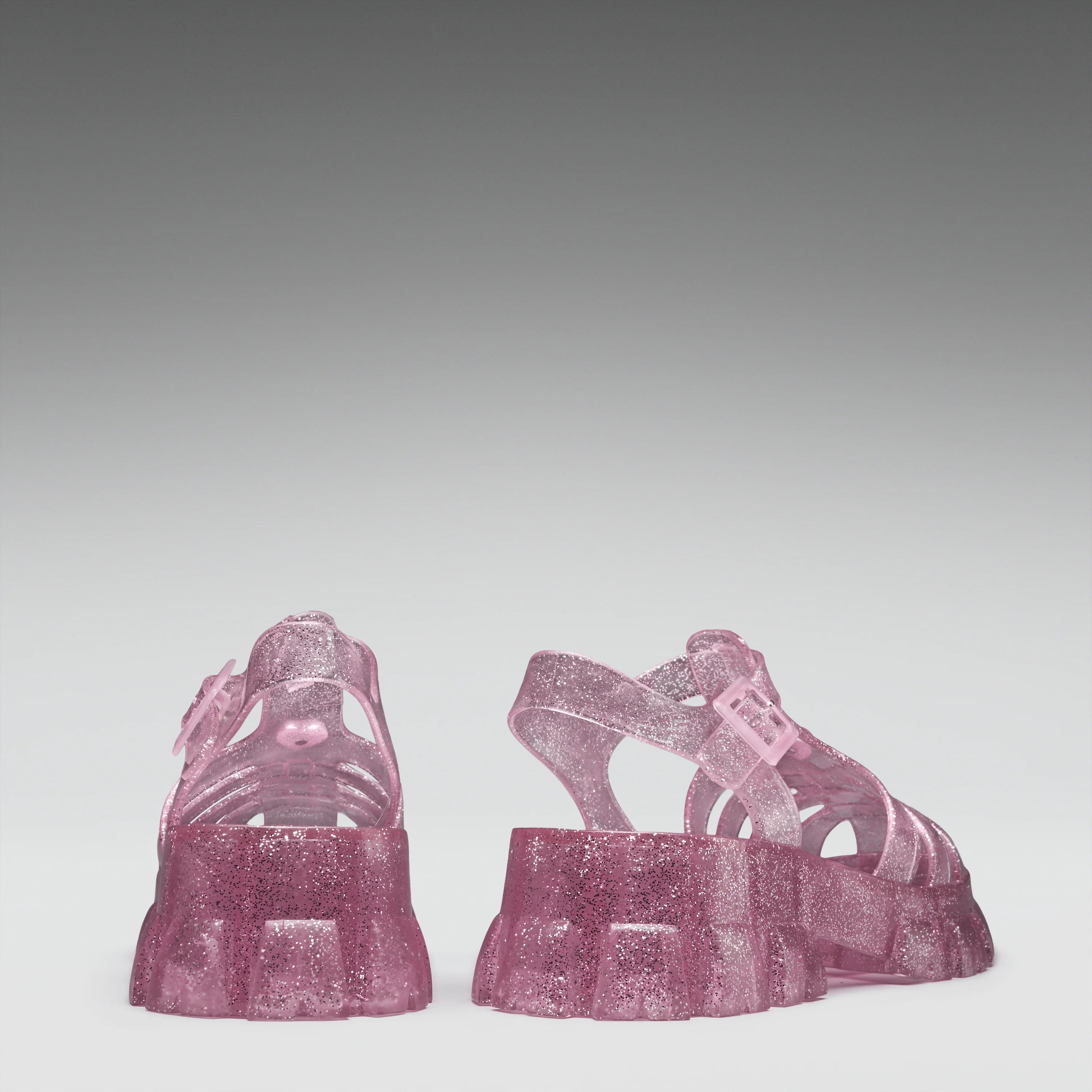 Sunbeam Heart Jelly Sandals- Pink - Image 6