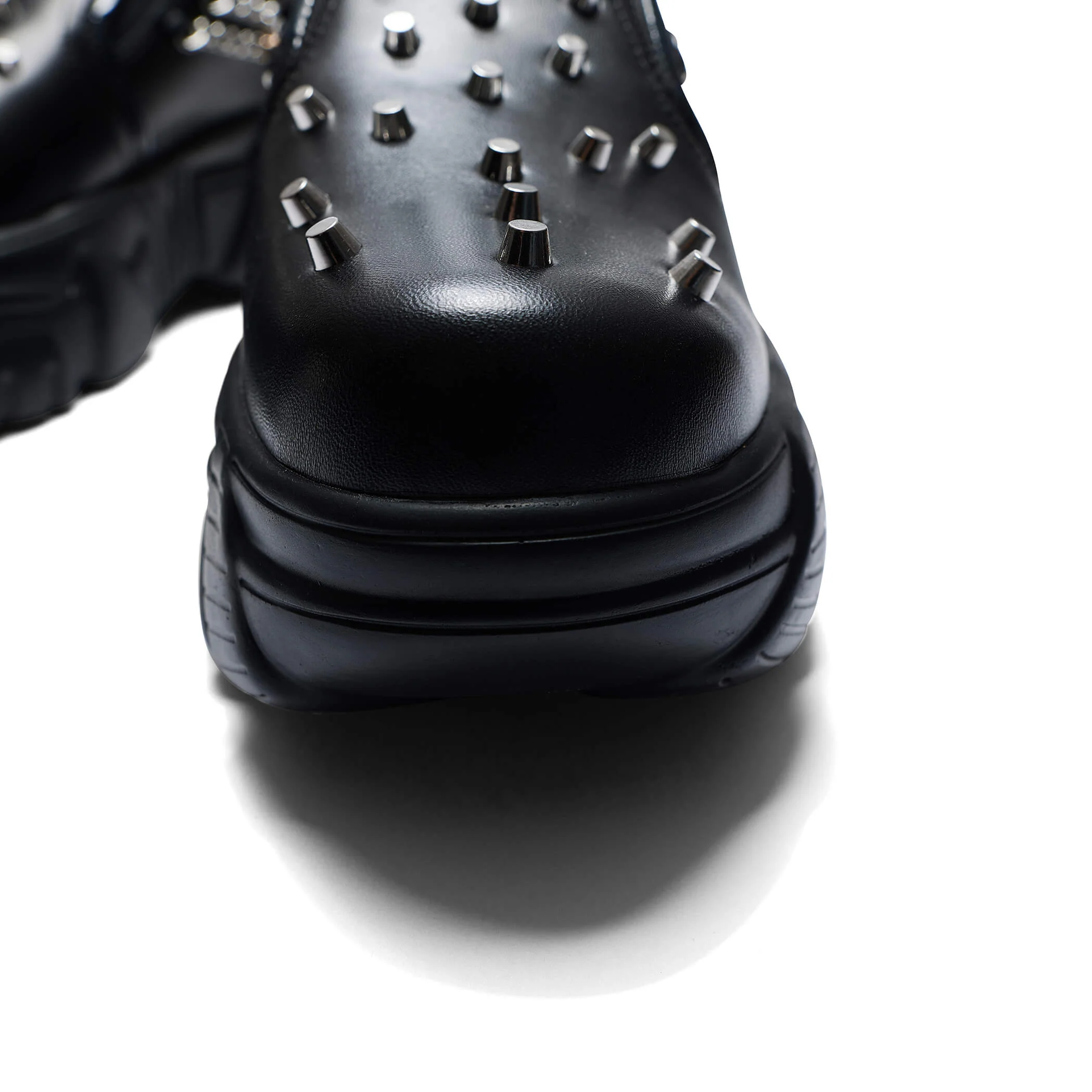 The Summoner Mystic Charm Chunky Slip Ons - Black - Image 5