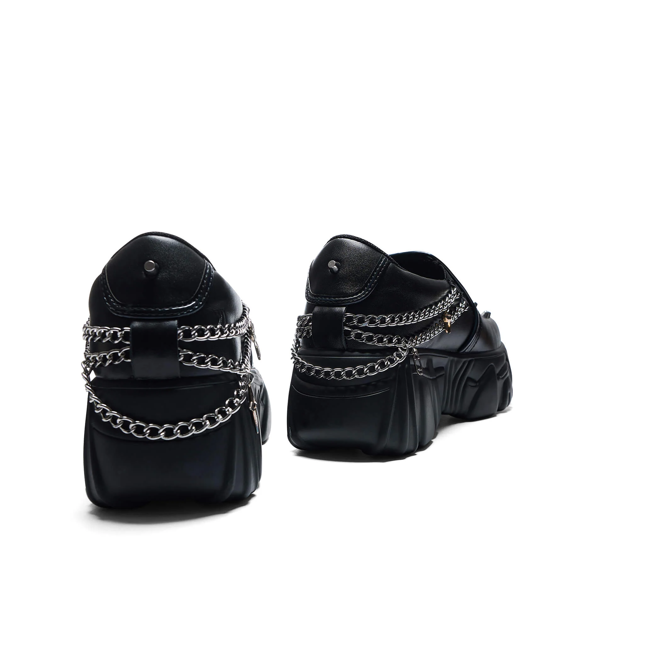 The Summoner Mystic Charm Chunky Slip Ons - Black - Image 6