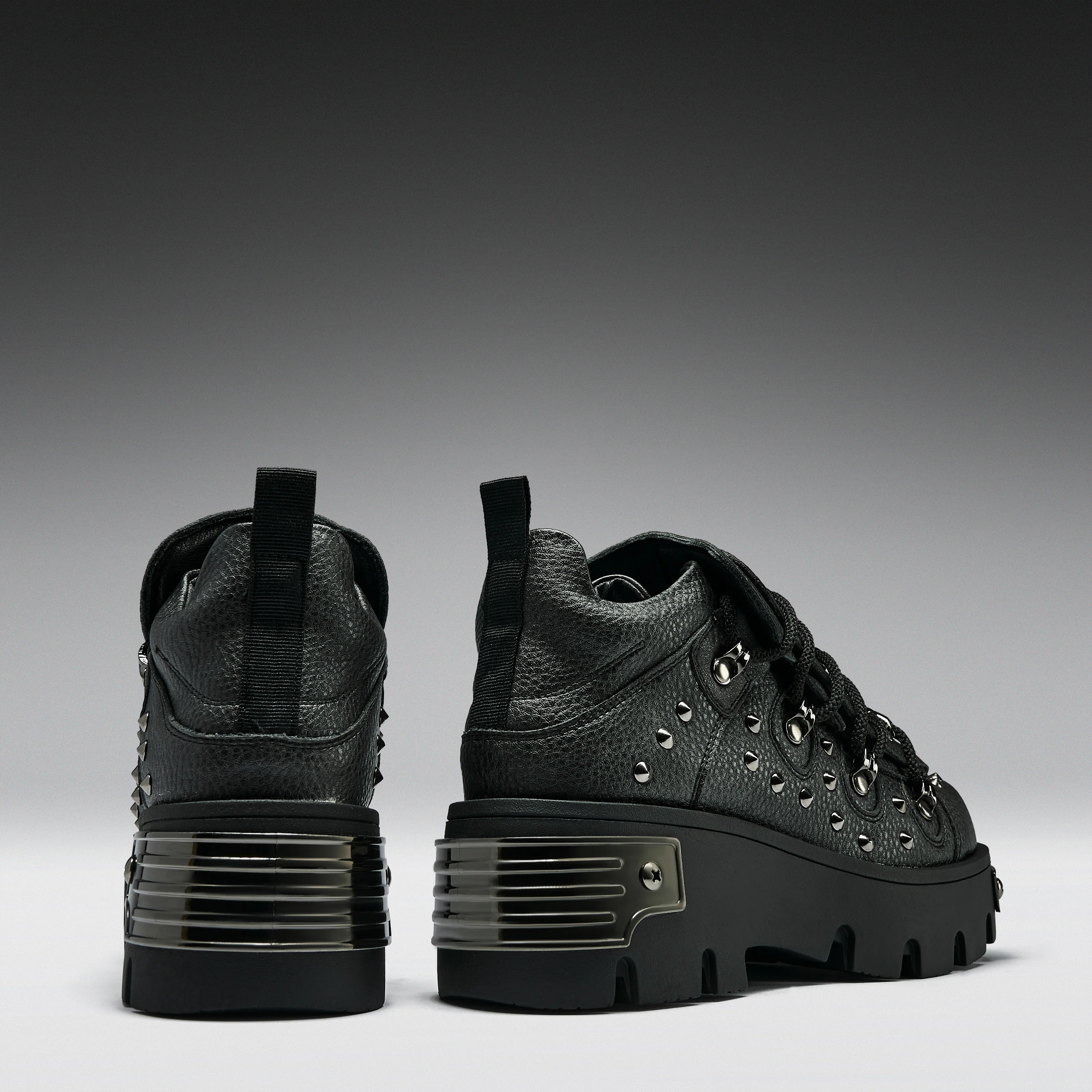 Thurnax Chunky Hardware Trainers - Black - Image 4