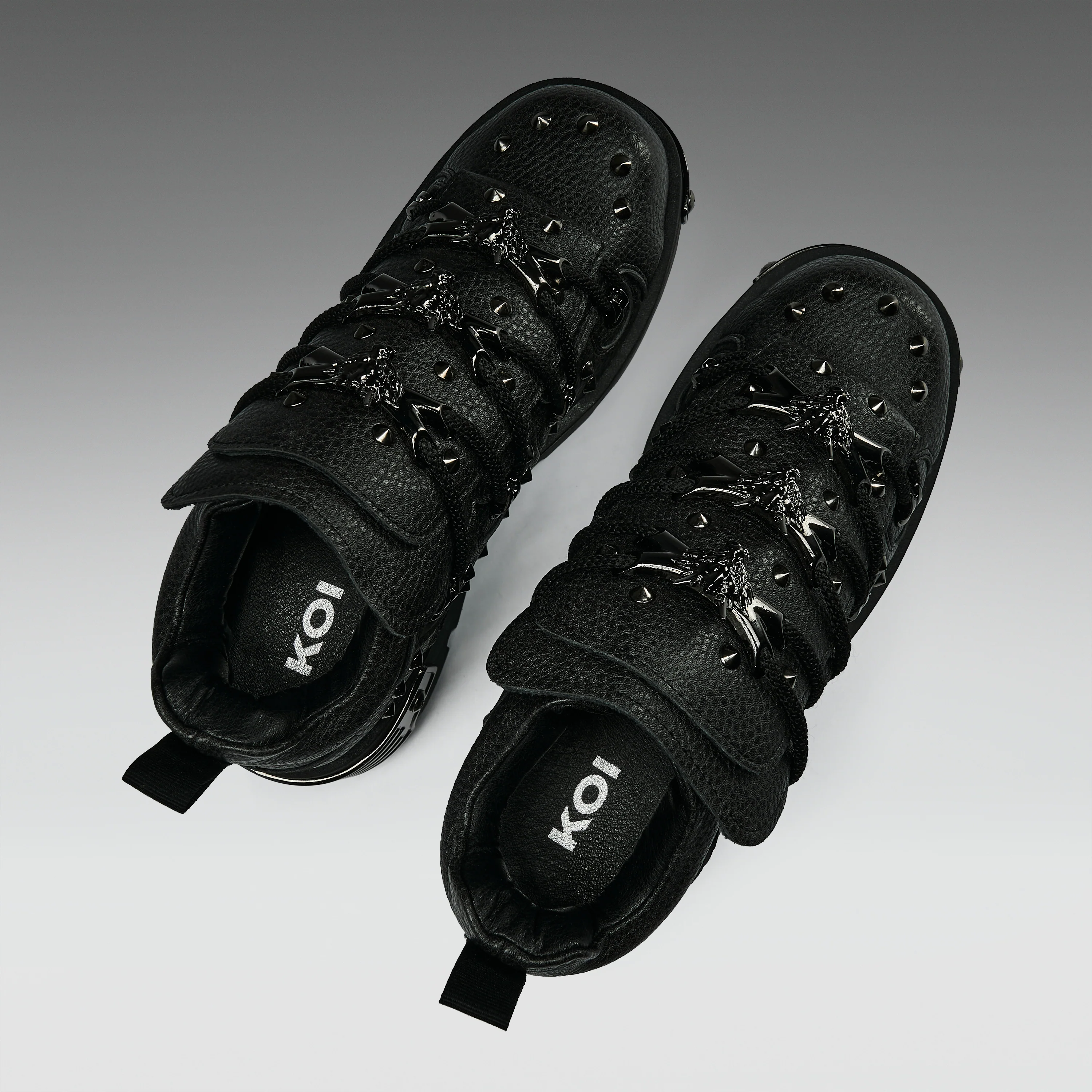 Thurnax Chunky Hardware Trainers - Black - Image 6