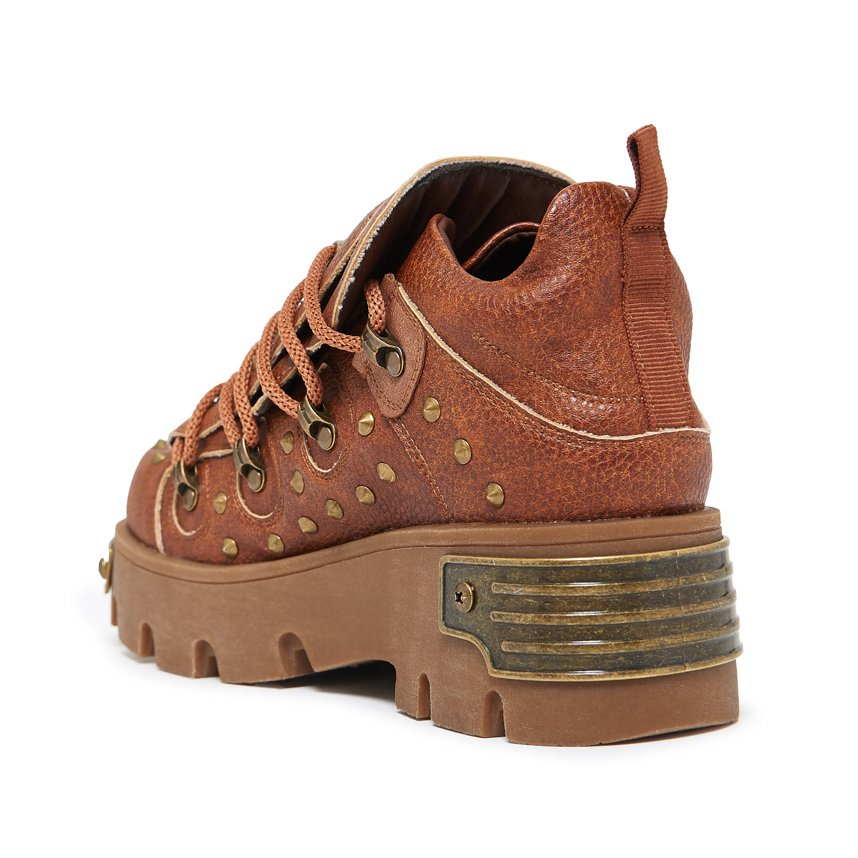 Thurnax Chunky Hardware Trainers - Brown - Image 5