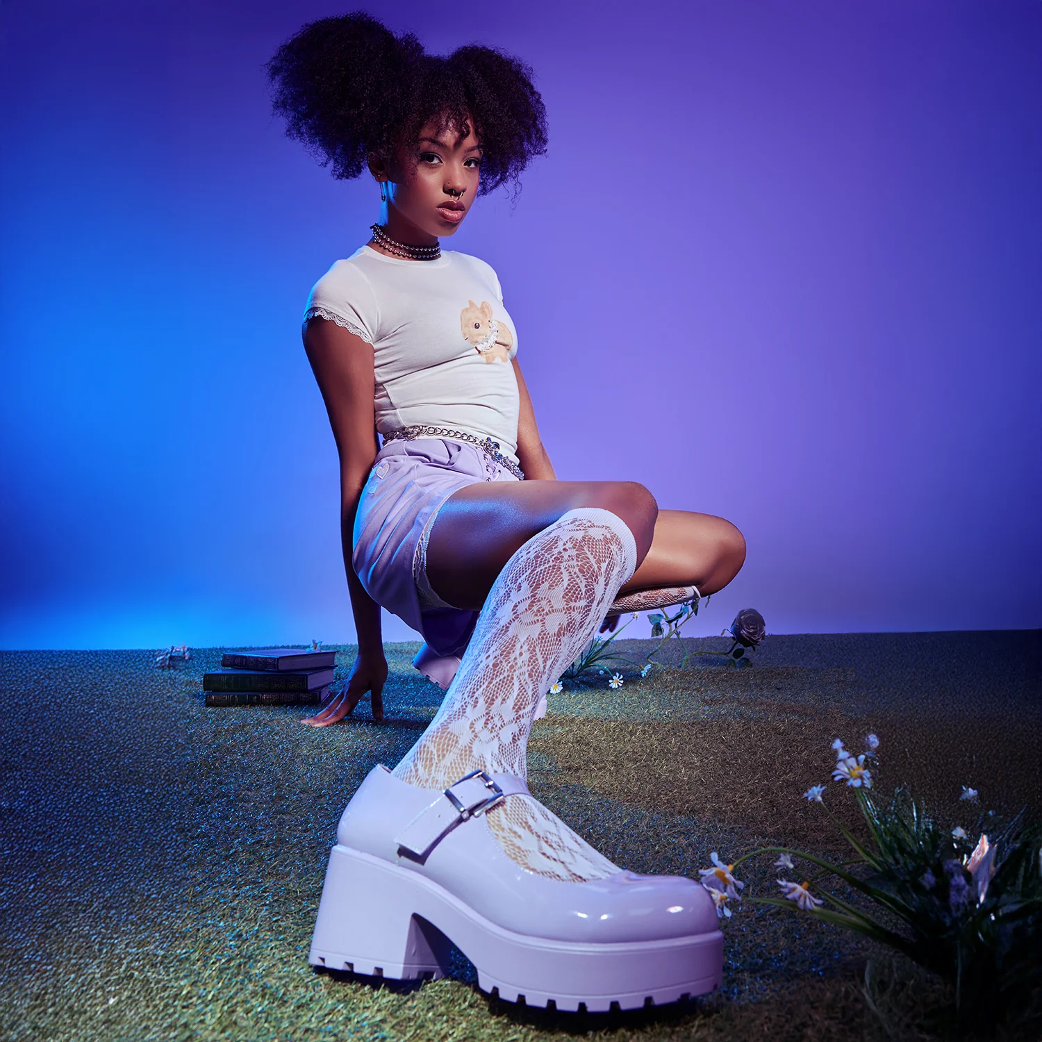 Tira Mary Jane Shoes ' Lilac Nectar Patent Edition' - Image 6