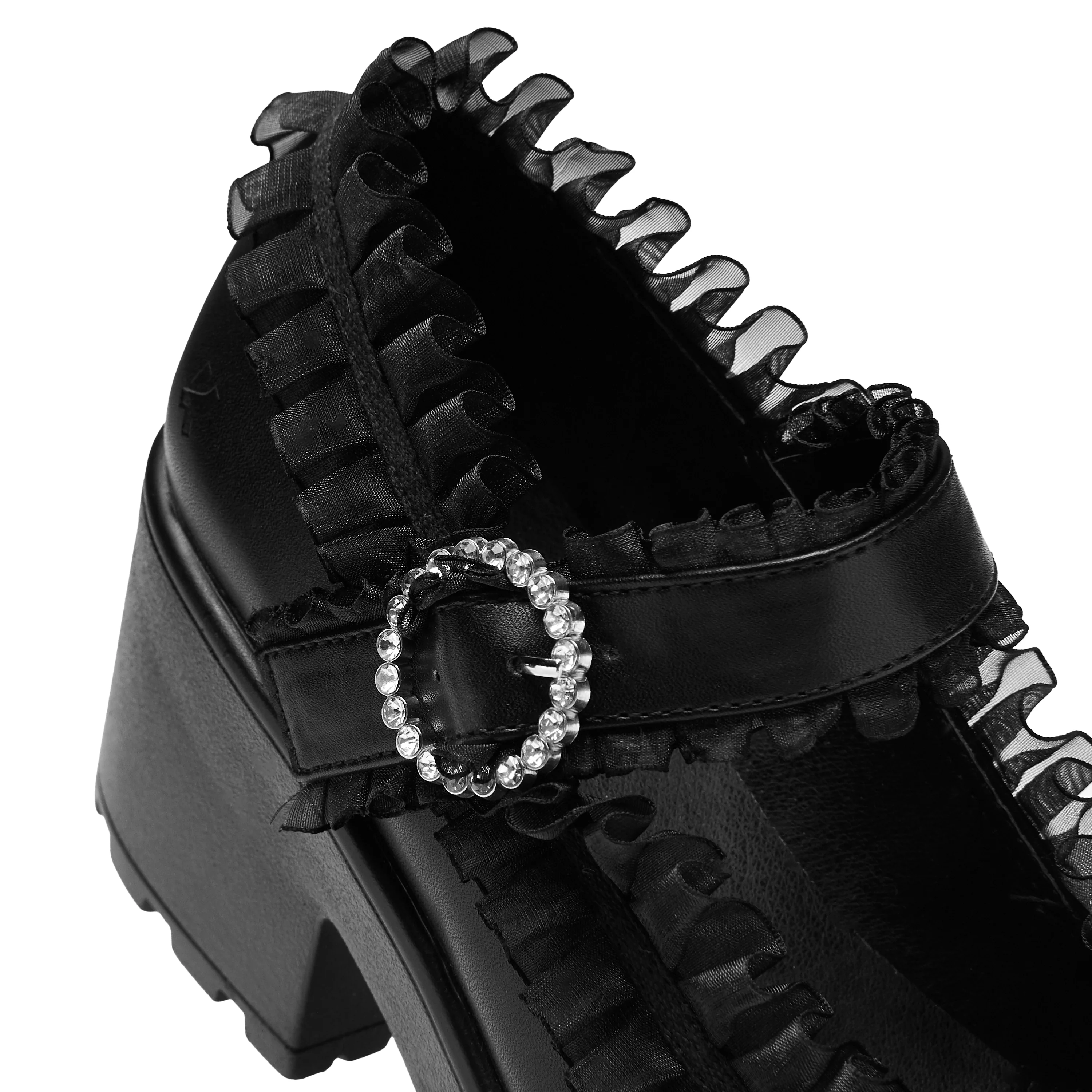 Tira Ruffle Mary Janes ‘ Dark Delights Edition’ - Image 3