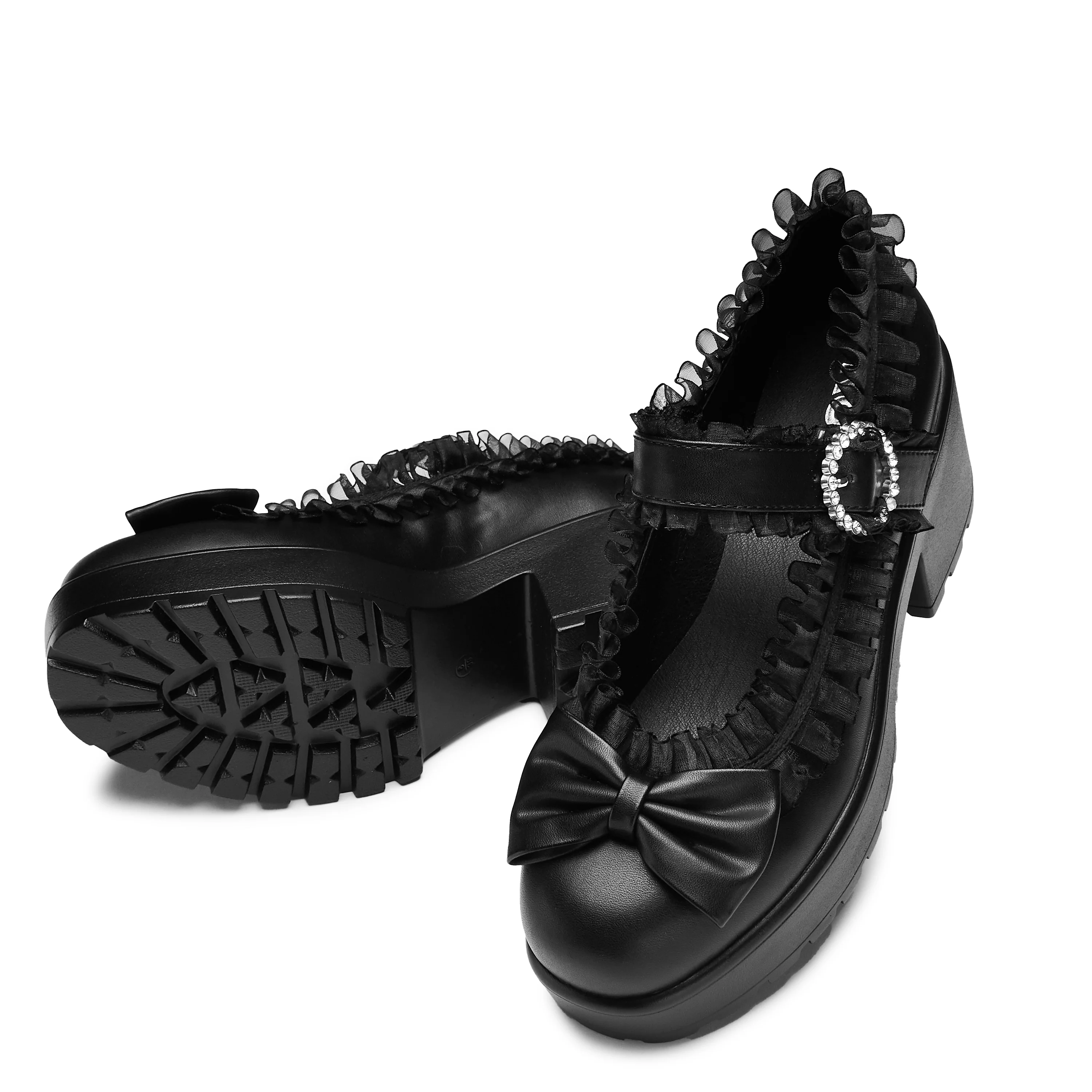 Tira Ruffle Mary Janes ‘ Dark Delights Edition’ - Image 5