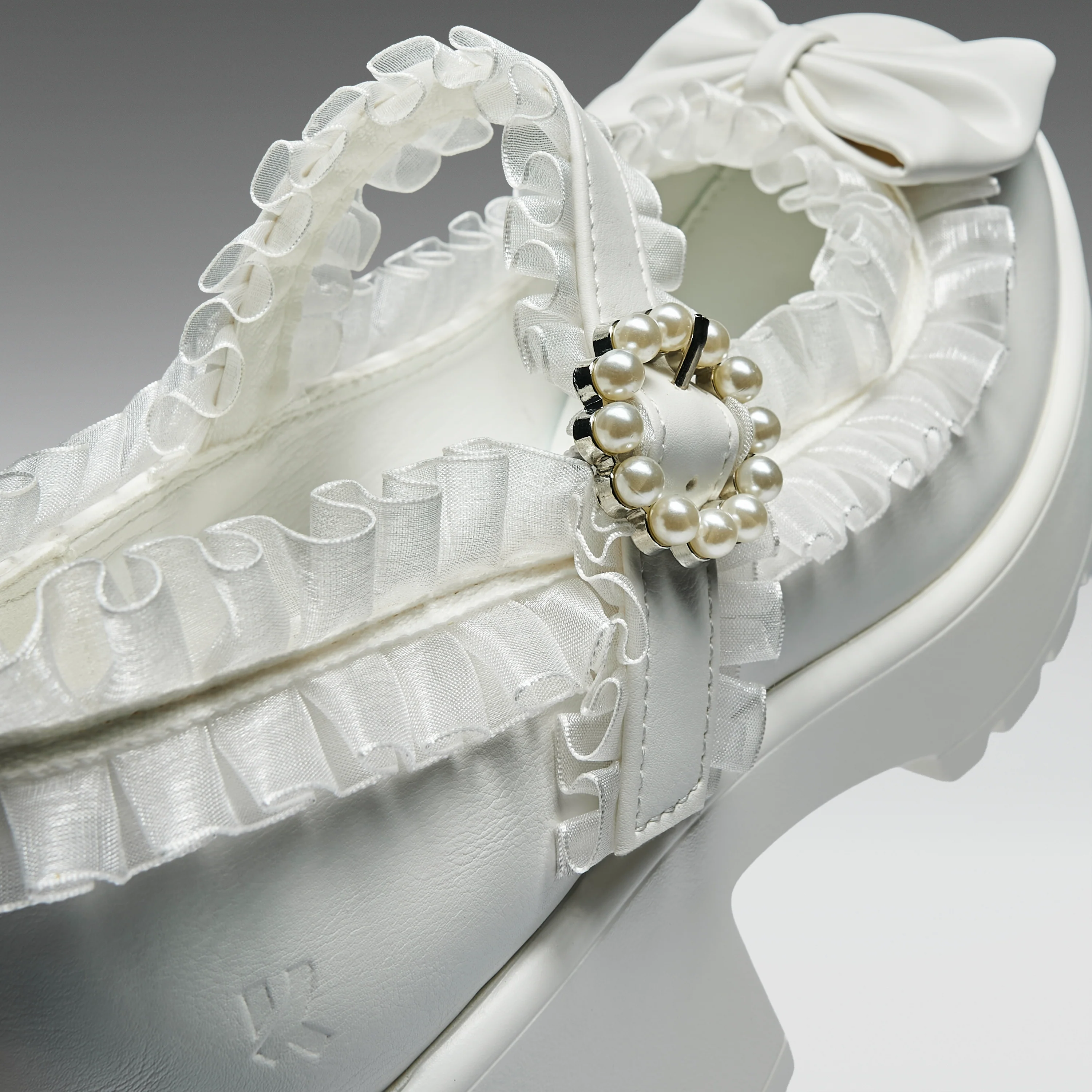 Tira Ruffle Mary Janes ‘ Porcelain Delights Edition’ - Image 4